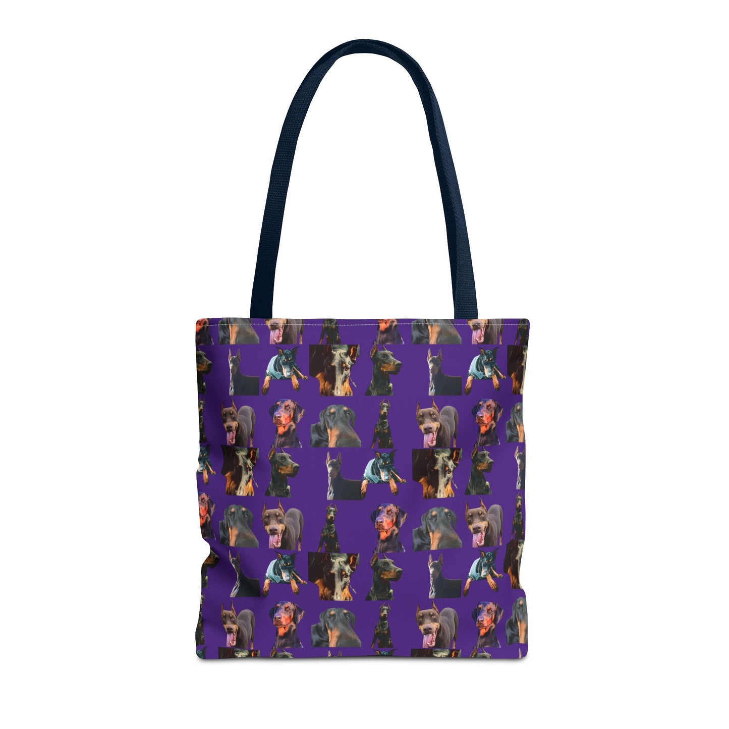Edition 3 Doberman Model Pattern Purple Tote Bag