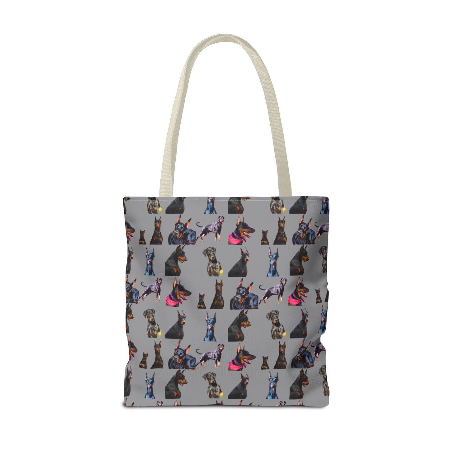 Edition 7 Doberman Model Pattern Gray Tote Bag
