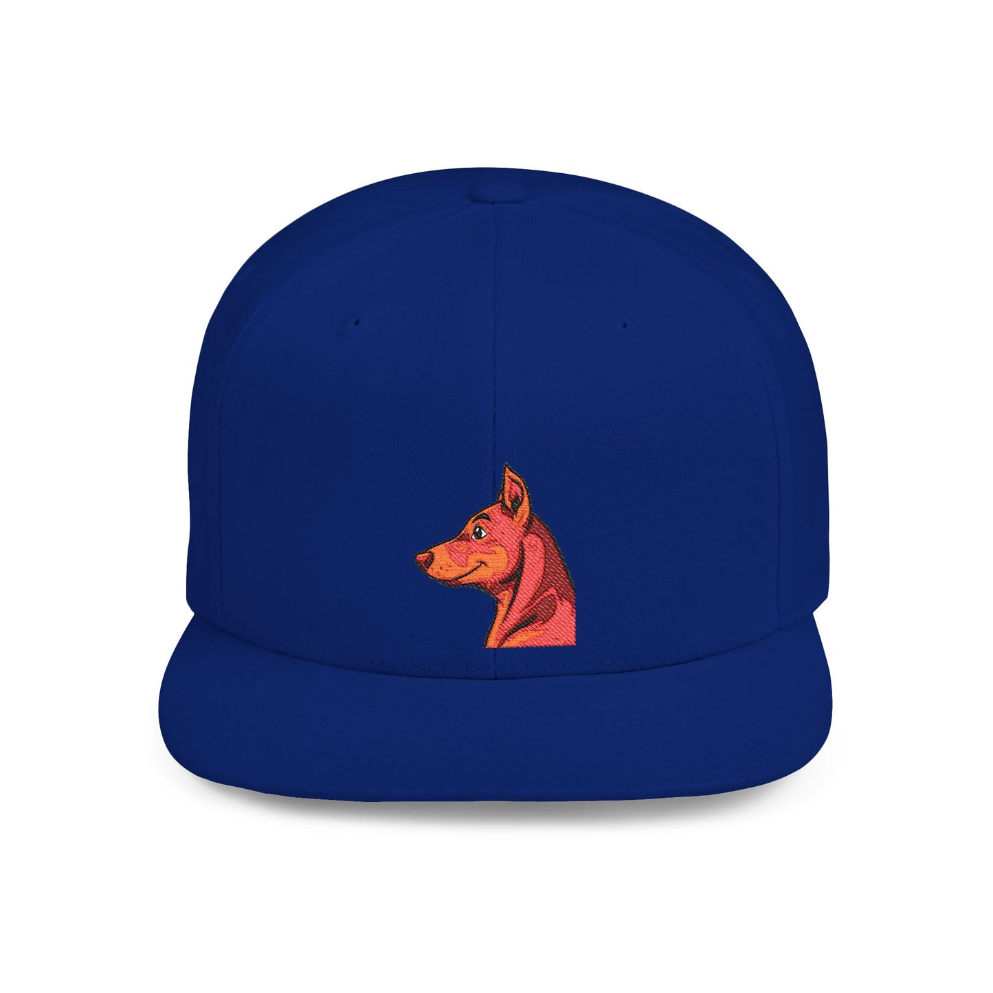 Custom Embroidered Flat Bill Snapback