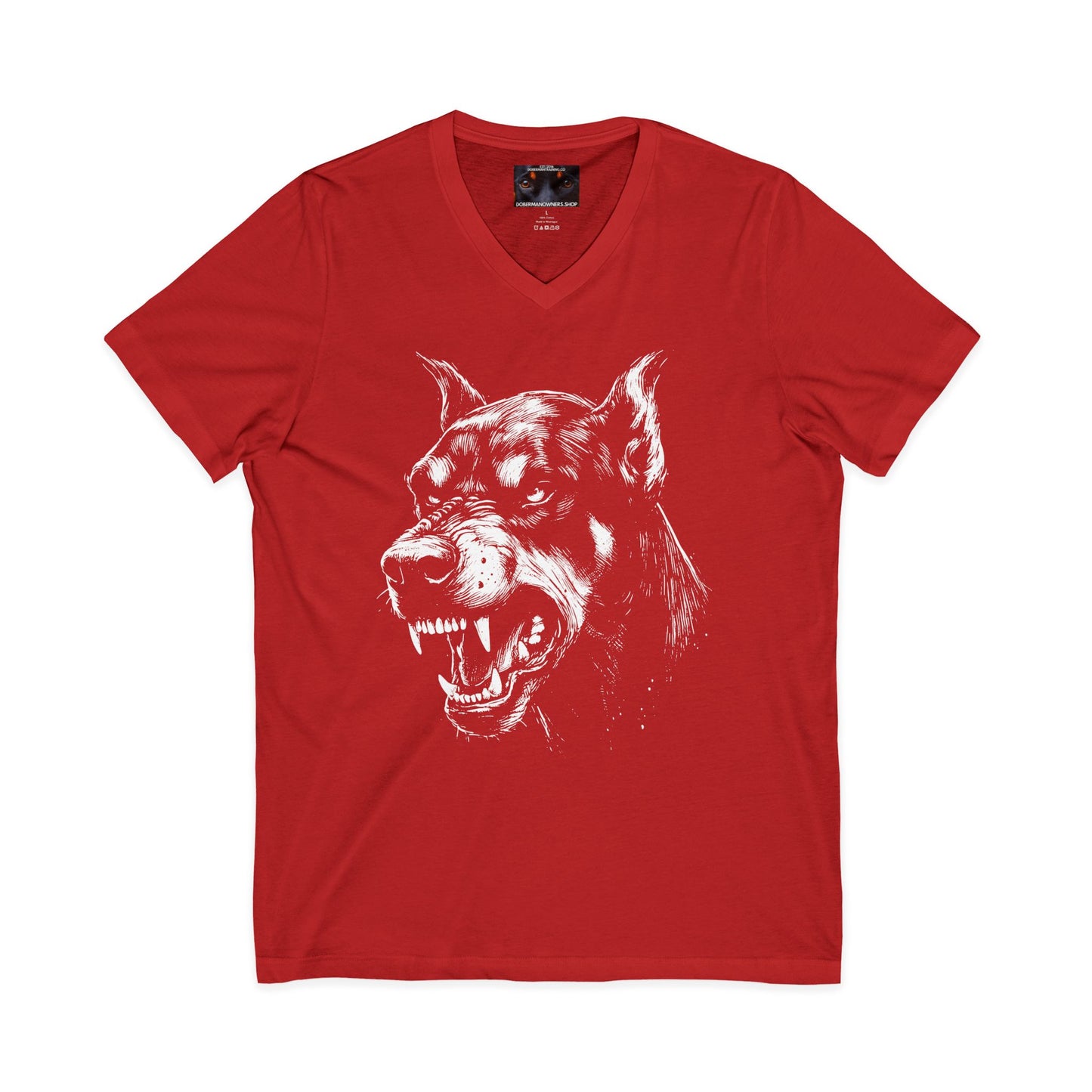 Protect 2 Private Label Unisex Jersey Short Sleeve V-Neck Tee