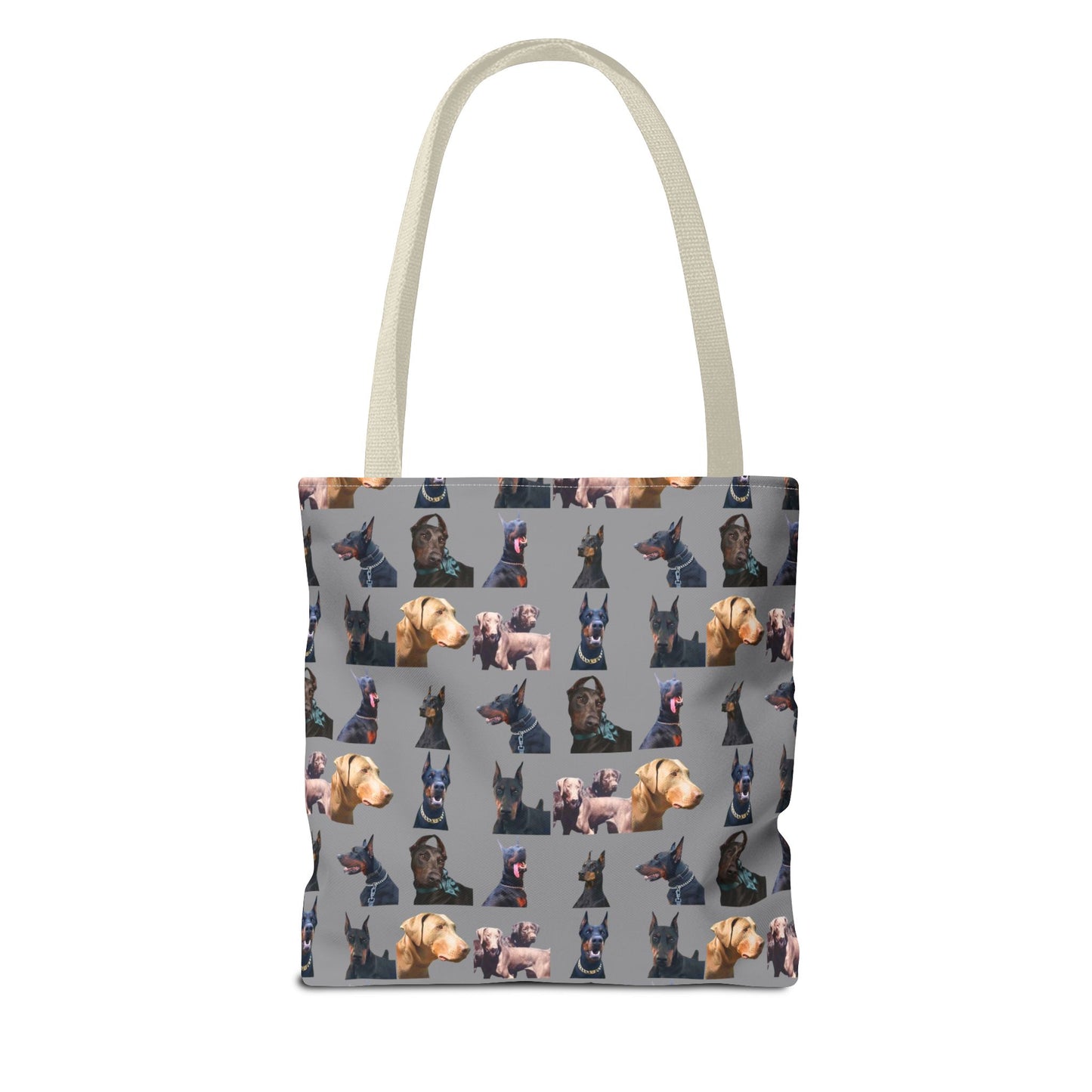 Edition 8 Doberman Model Pattern Gray Tote Bag