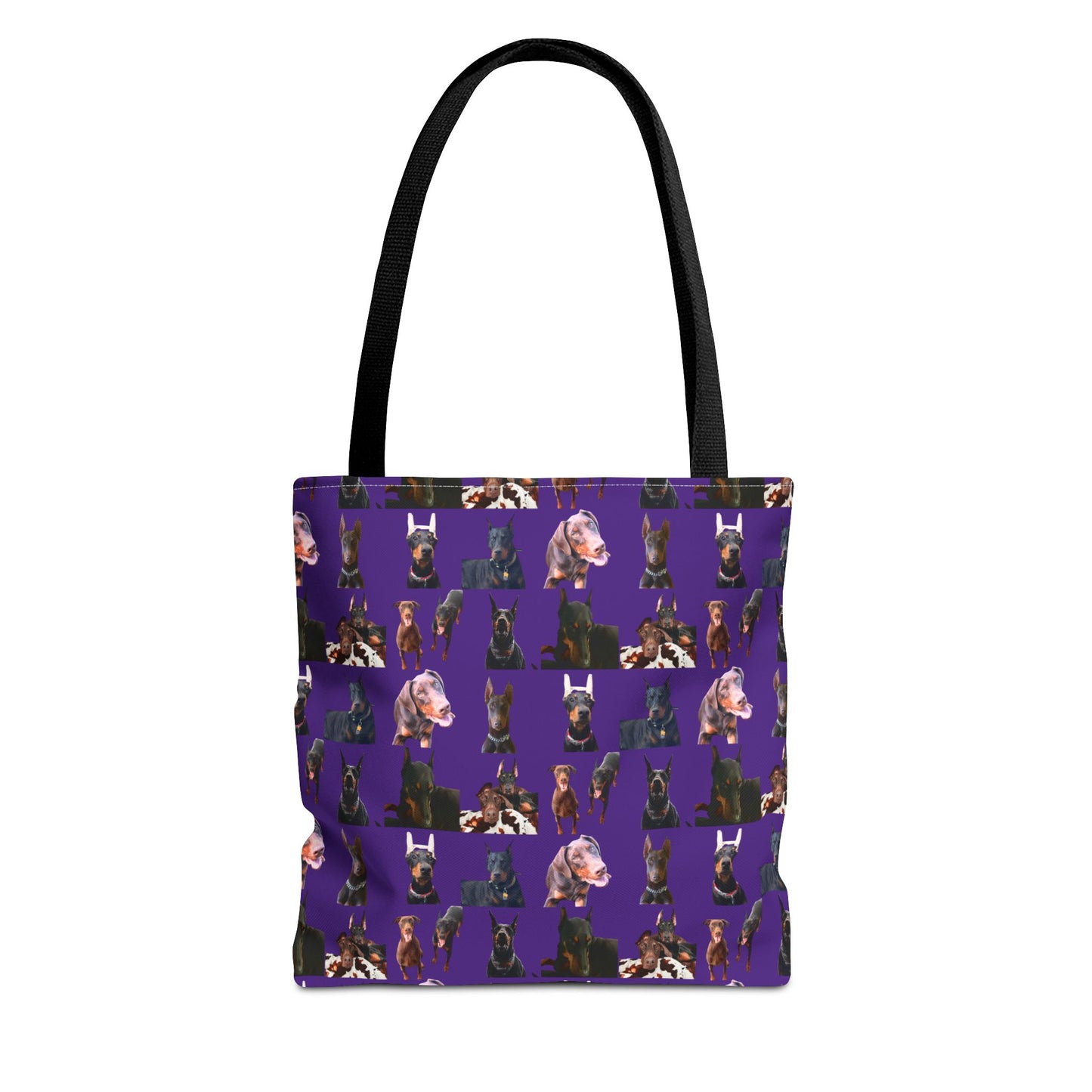 Edition 10 Doberman Model Pattern Purple Tote Bag