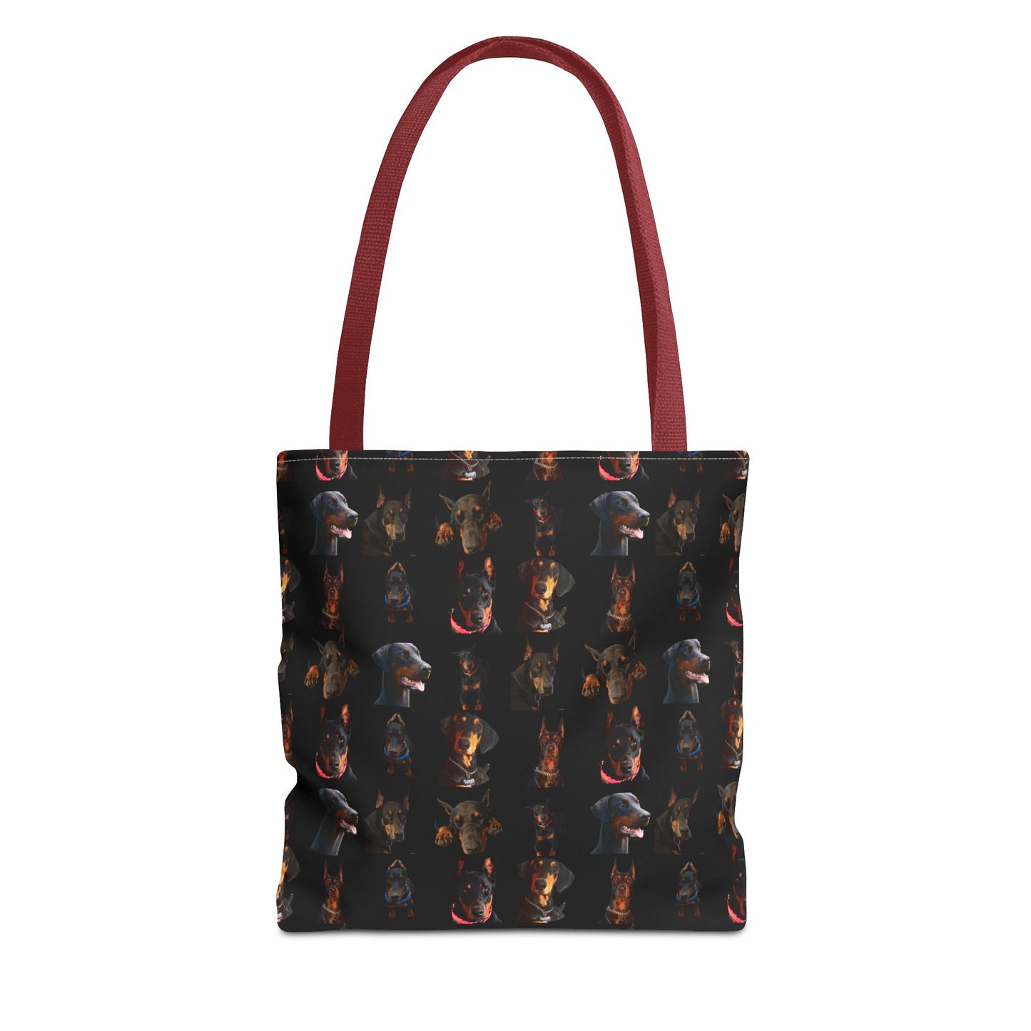 Edition 2 Doberman Model Pattern Black Tote Bag