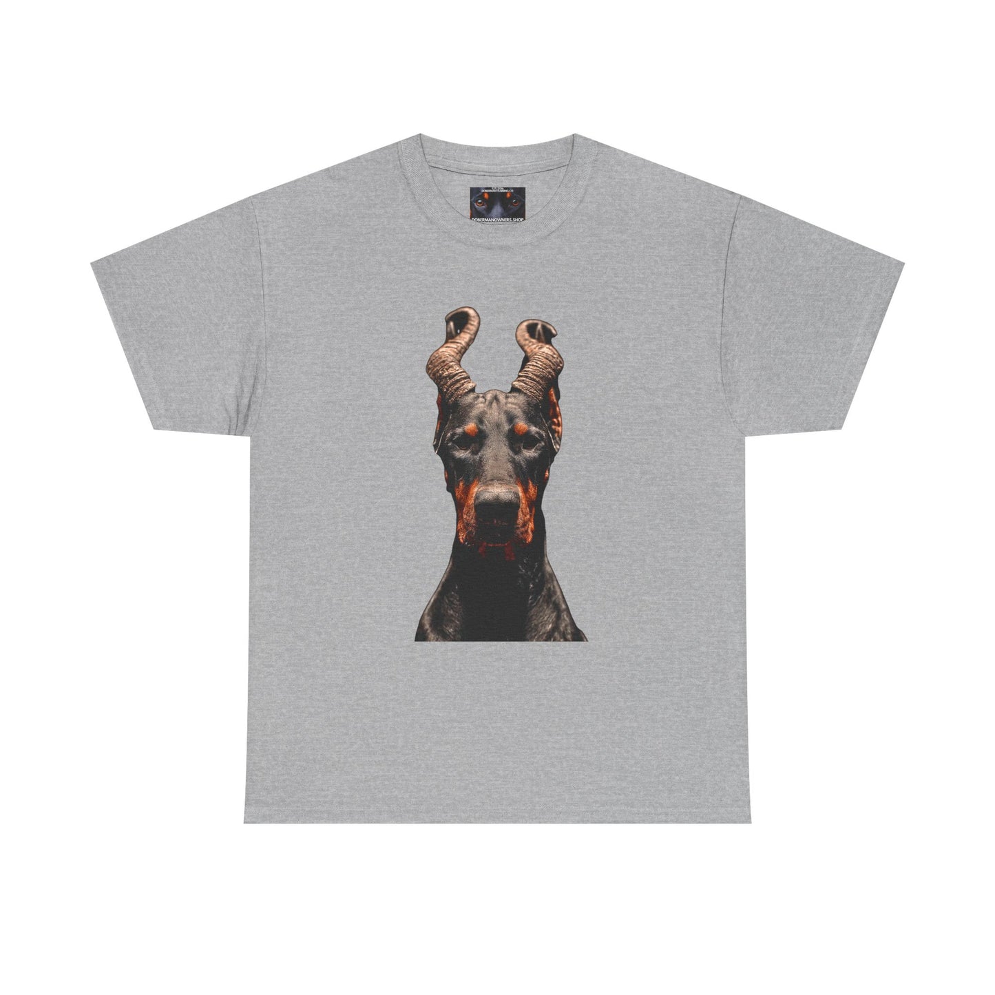 Doberman Goat 1Private Lable Unisex Heavy Cotton Tee