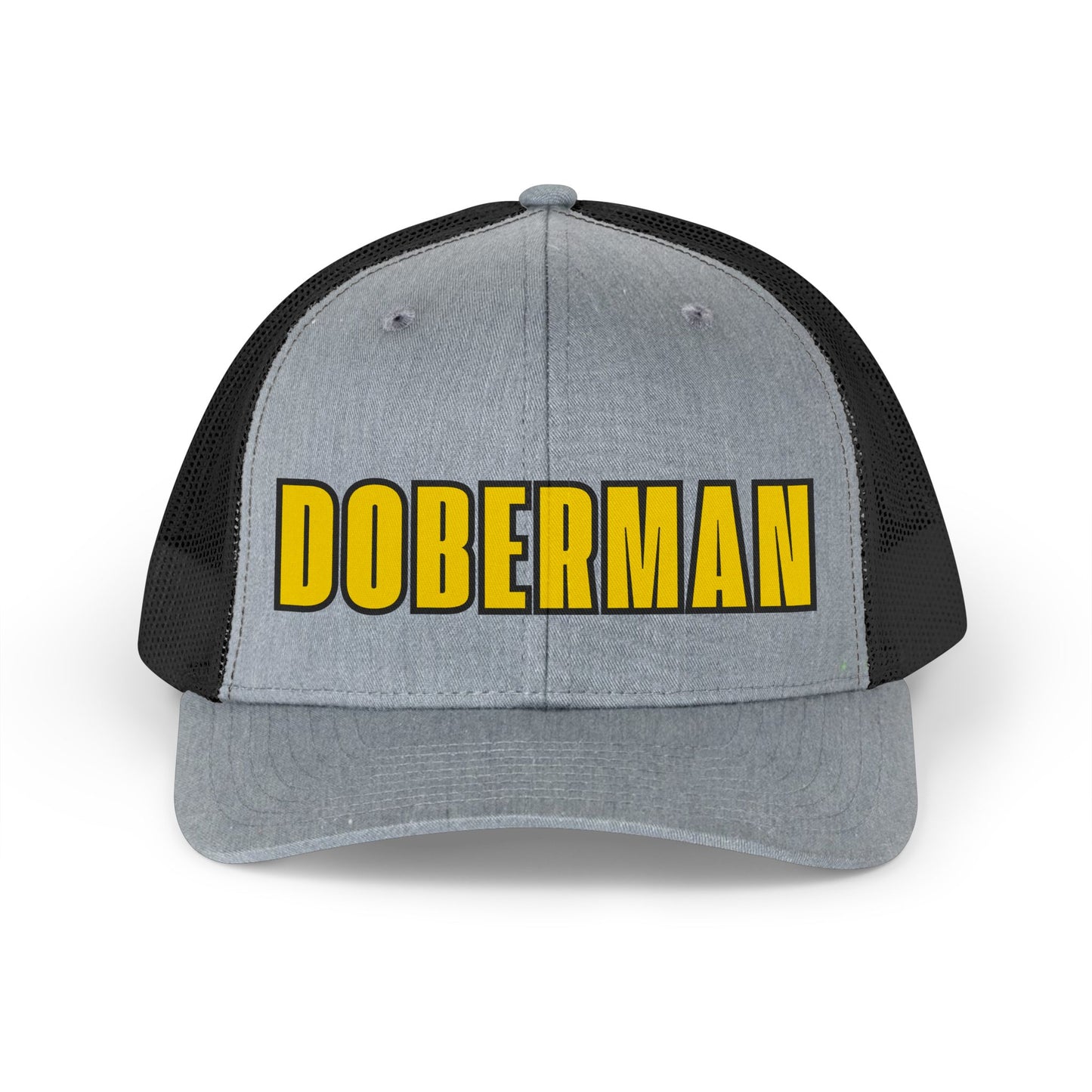 Doberman 4 Trucker Hat — Retro Mesh Cap for Dog Lovers