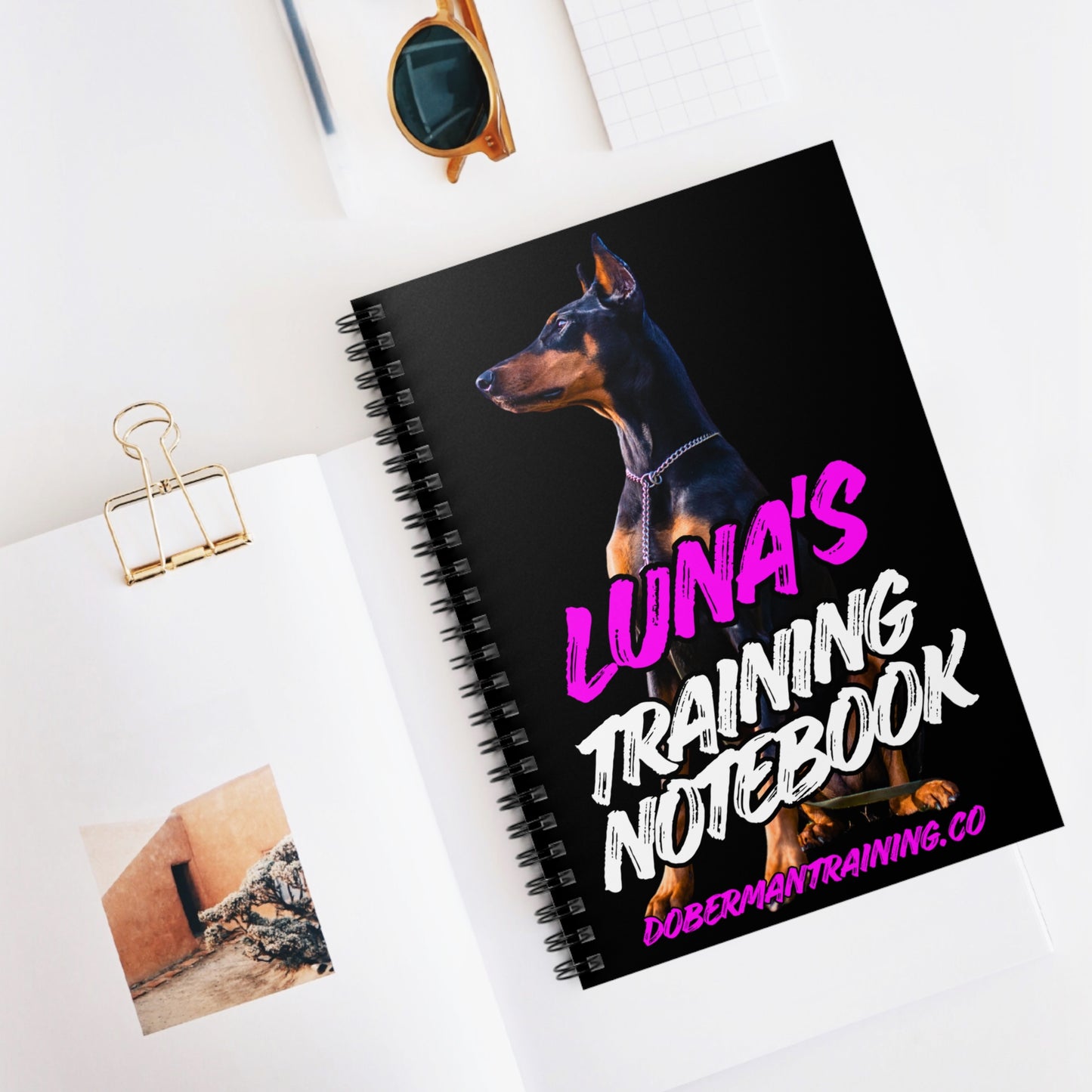 Training Notebook — Personalized Doberman Journal Training Notebook