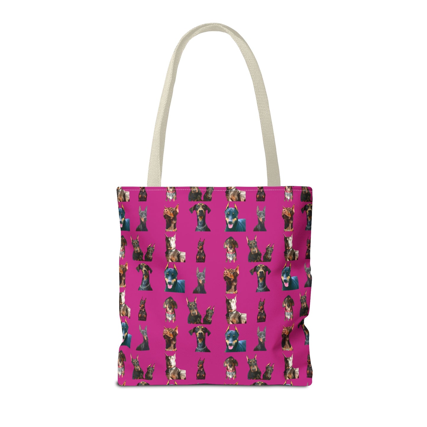 Edition 4 Doberman Model Pattern Pink Tote Bag