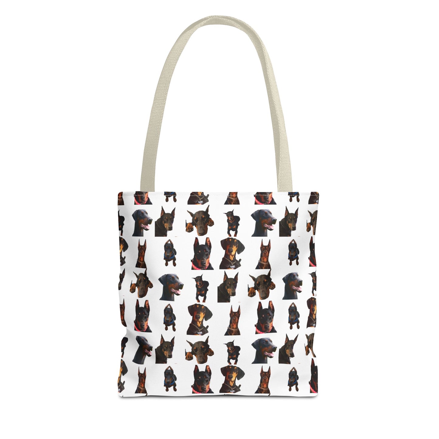 Edition 2 Doberman Model Pattern White Tote Bag