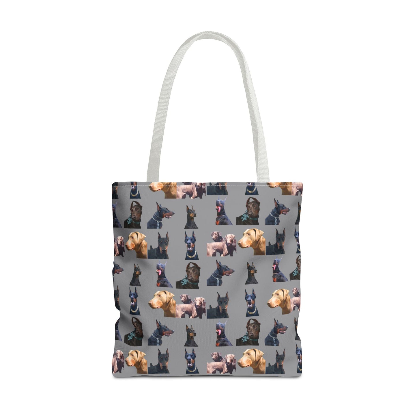 Edition 8 Doberman Model Pattern Gray Tote Bag