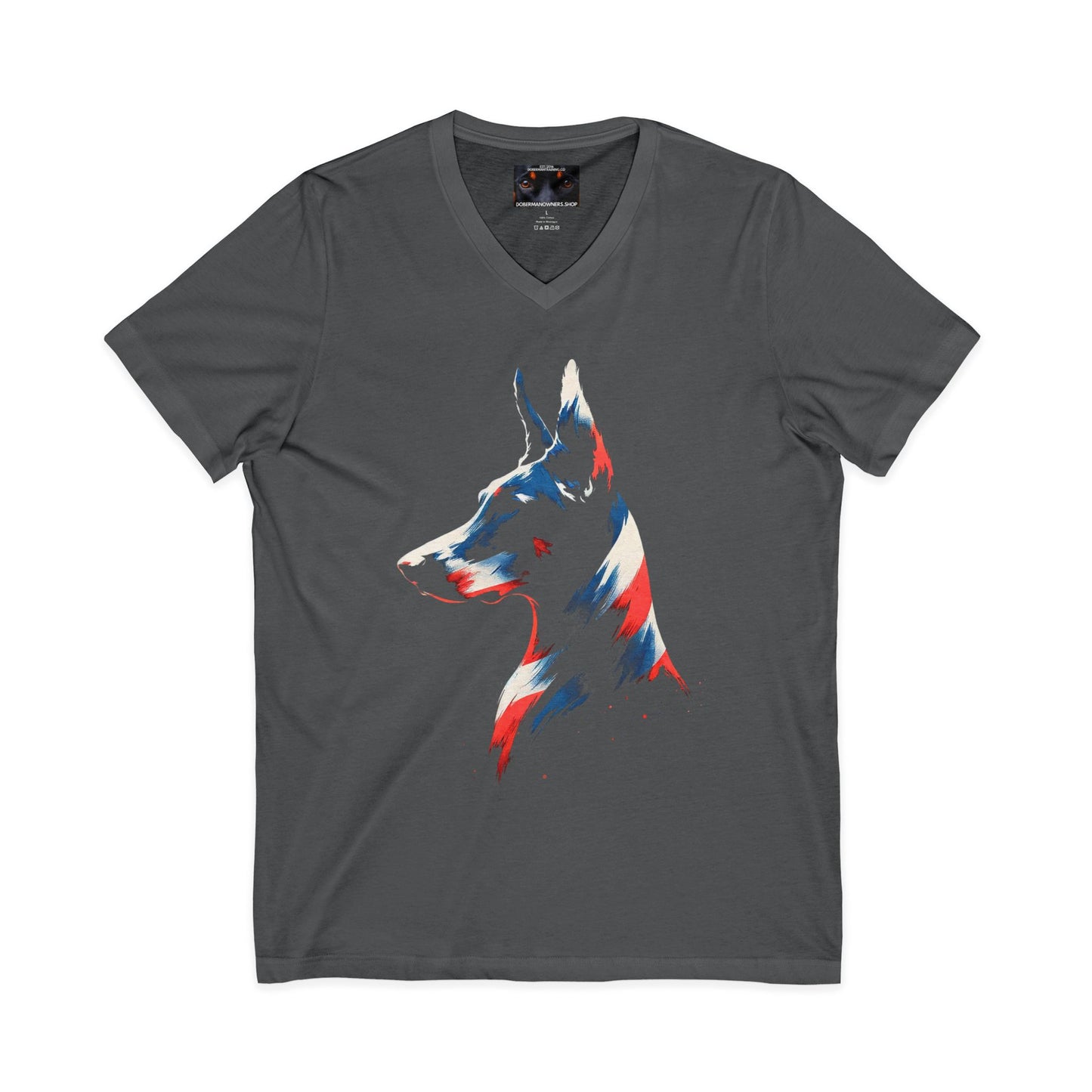 Service 1 Private Label Unisex Jersey Short Sleeve V-Neck Tee