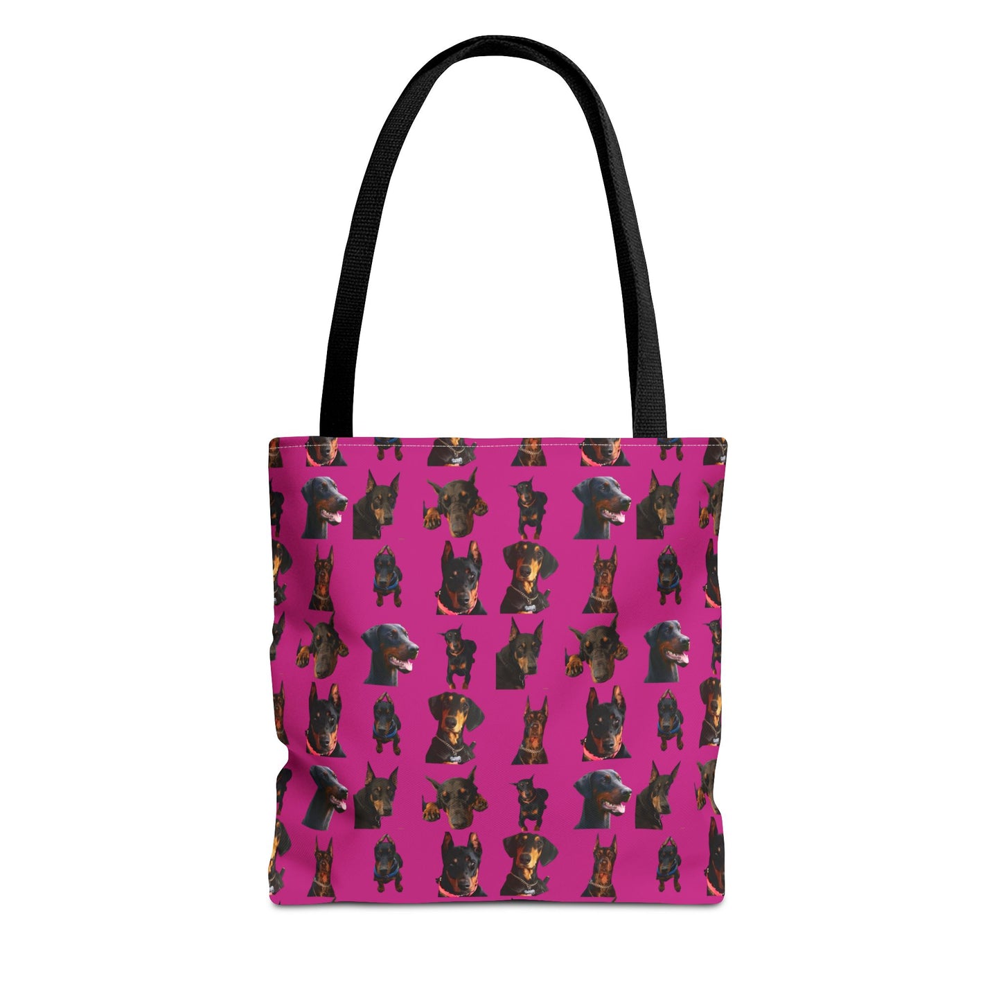 Edition 2 Doberman Model Pattern Miami Pink Tote Bag