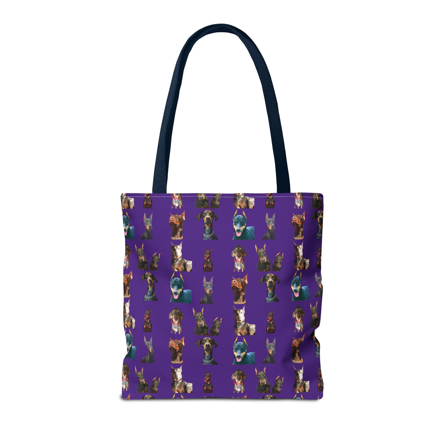 Edition 4 Doberman Model Pattern Purple Tote Bag