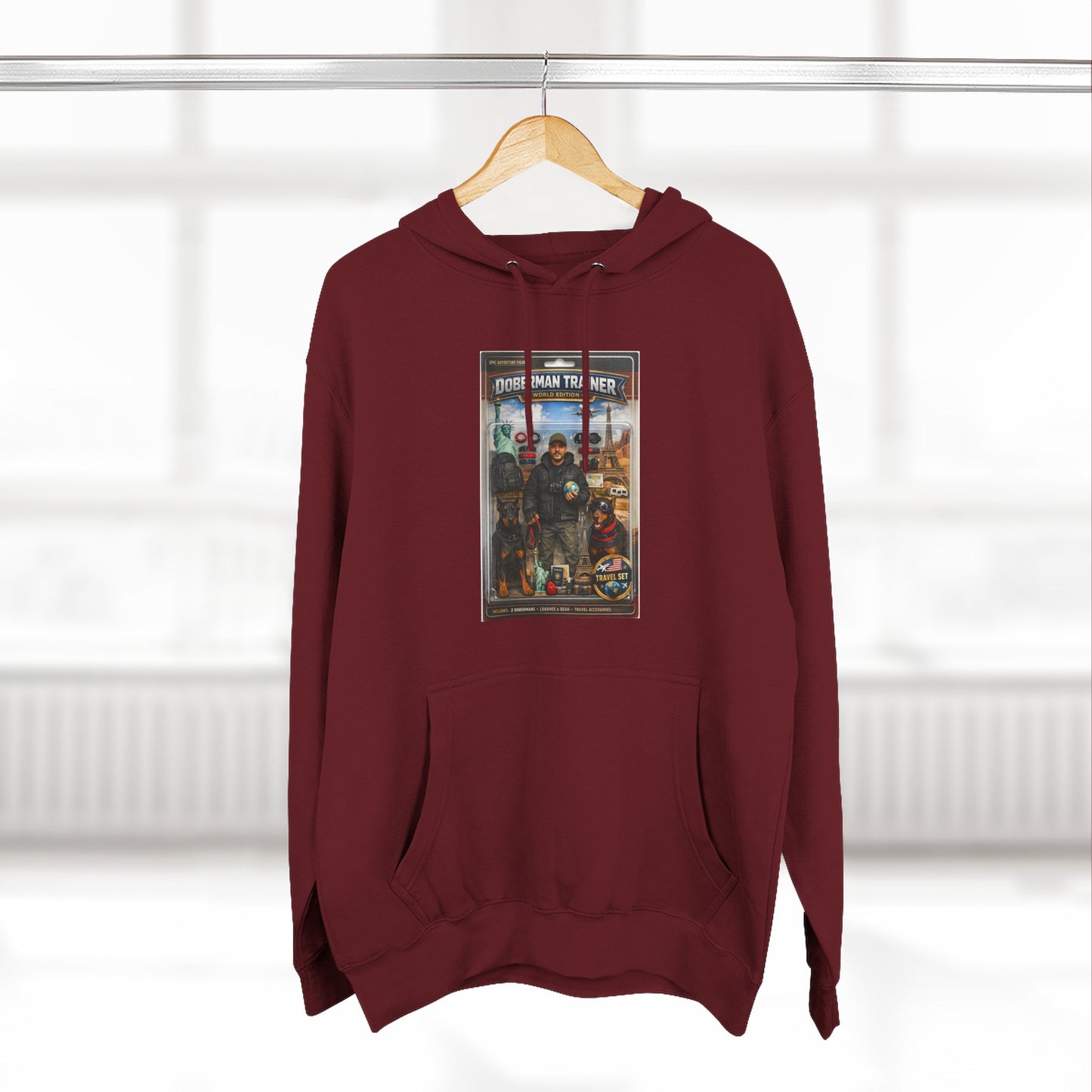 Custom Three-Panel Fleece Hoodie