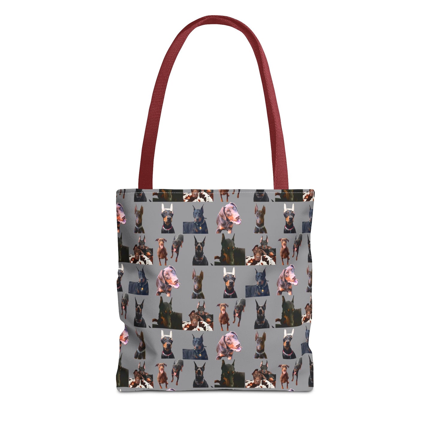 Edition 10 Doberman Model Pattern Gray Tote Bag