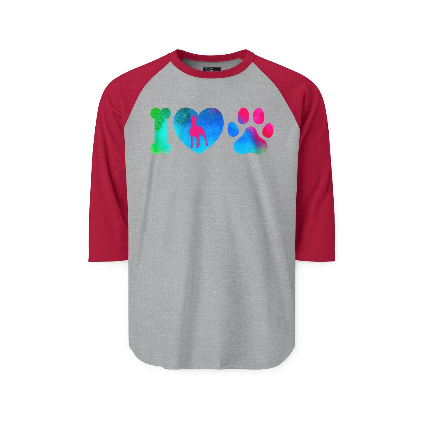 Love 1.1 Unisex Three-Quarter Sleeve Raglan Shirt