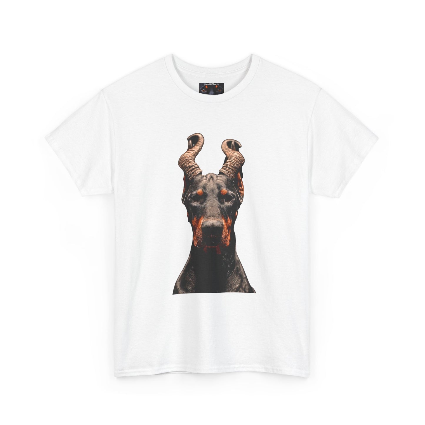 Doberman Goat 1Private Lable Unisex Heavy Cotton Tee