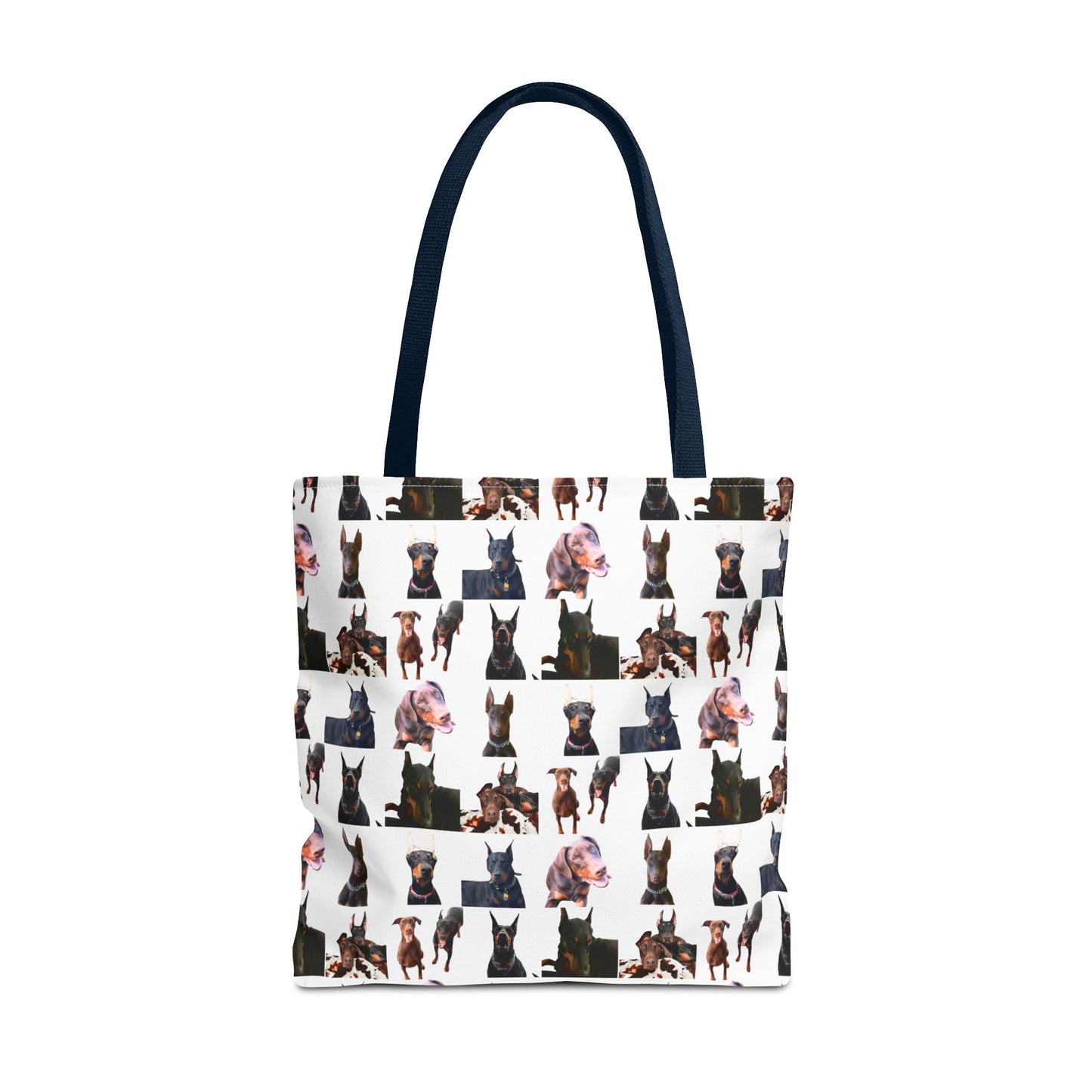 Edition 10 Doberman Model Pattern White Tote Bag