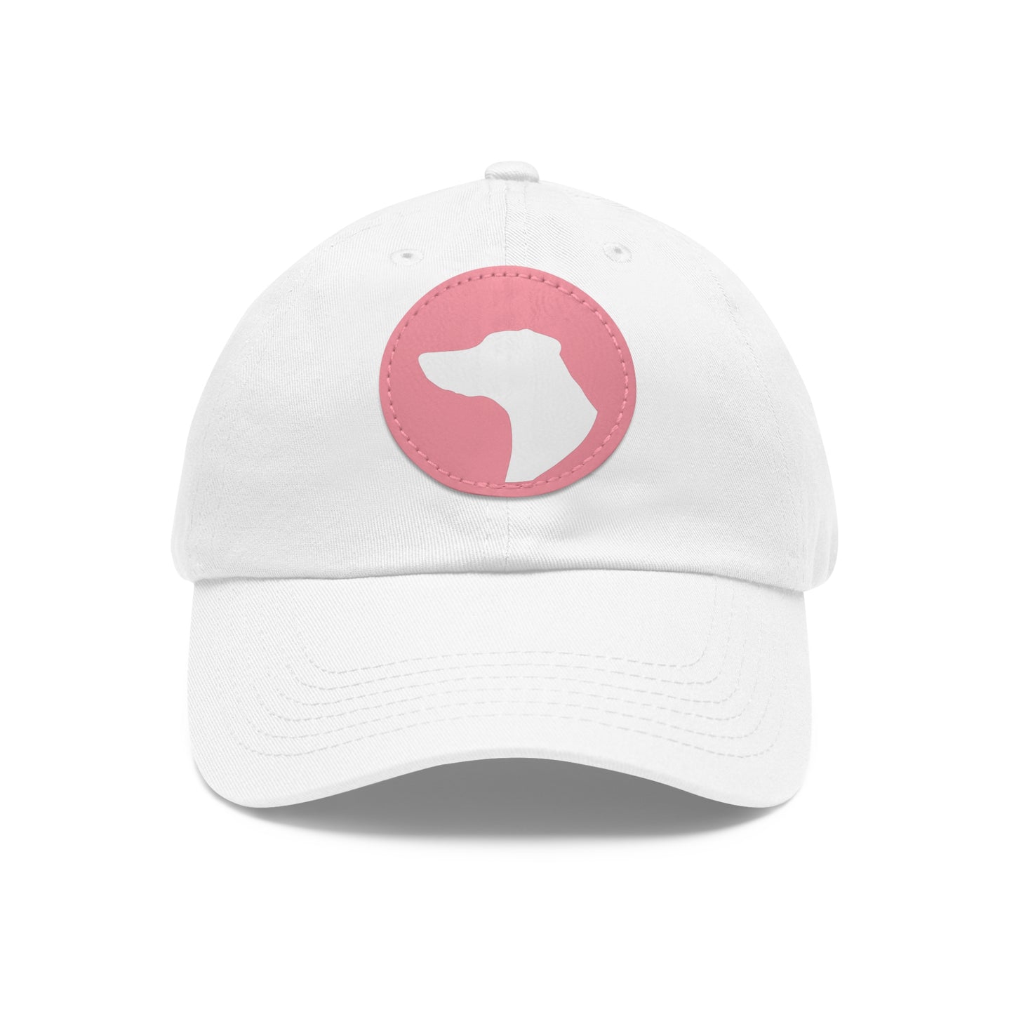 N 1 Dad Hat with Leather Patch (Round)