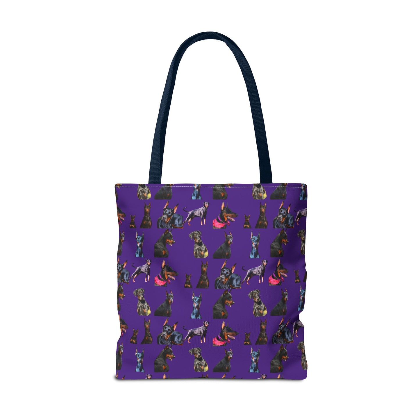 Edition 7 Doberman Model Pattern Purple Tote Bag
