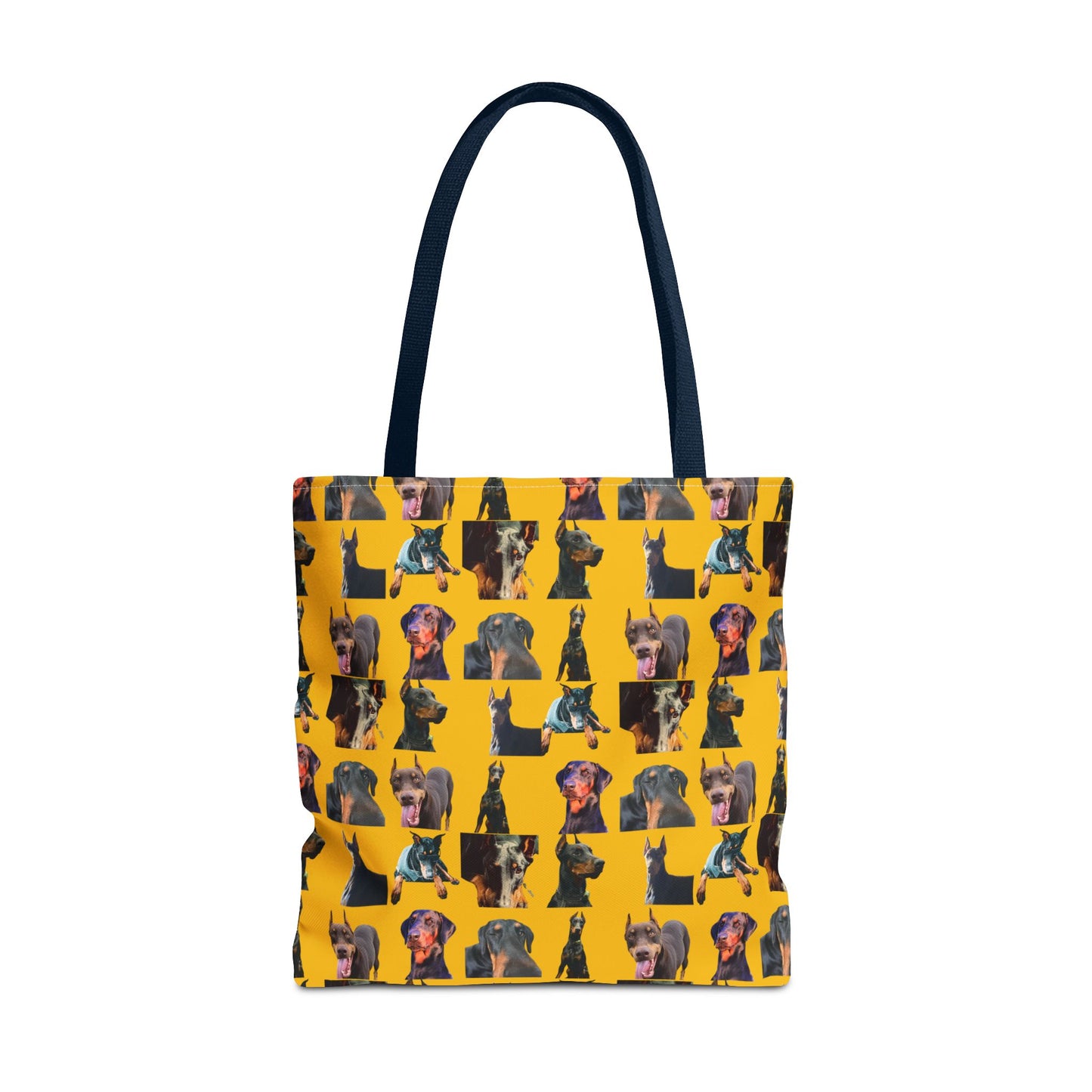 Edition 3 Doberman Model Pattern Yellow Tote Bag