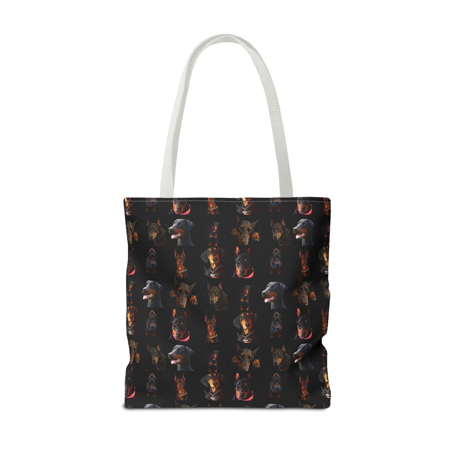 Edition 2 Doberman Model Pattern Black Tote Bag