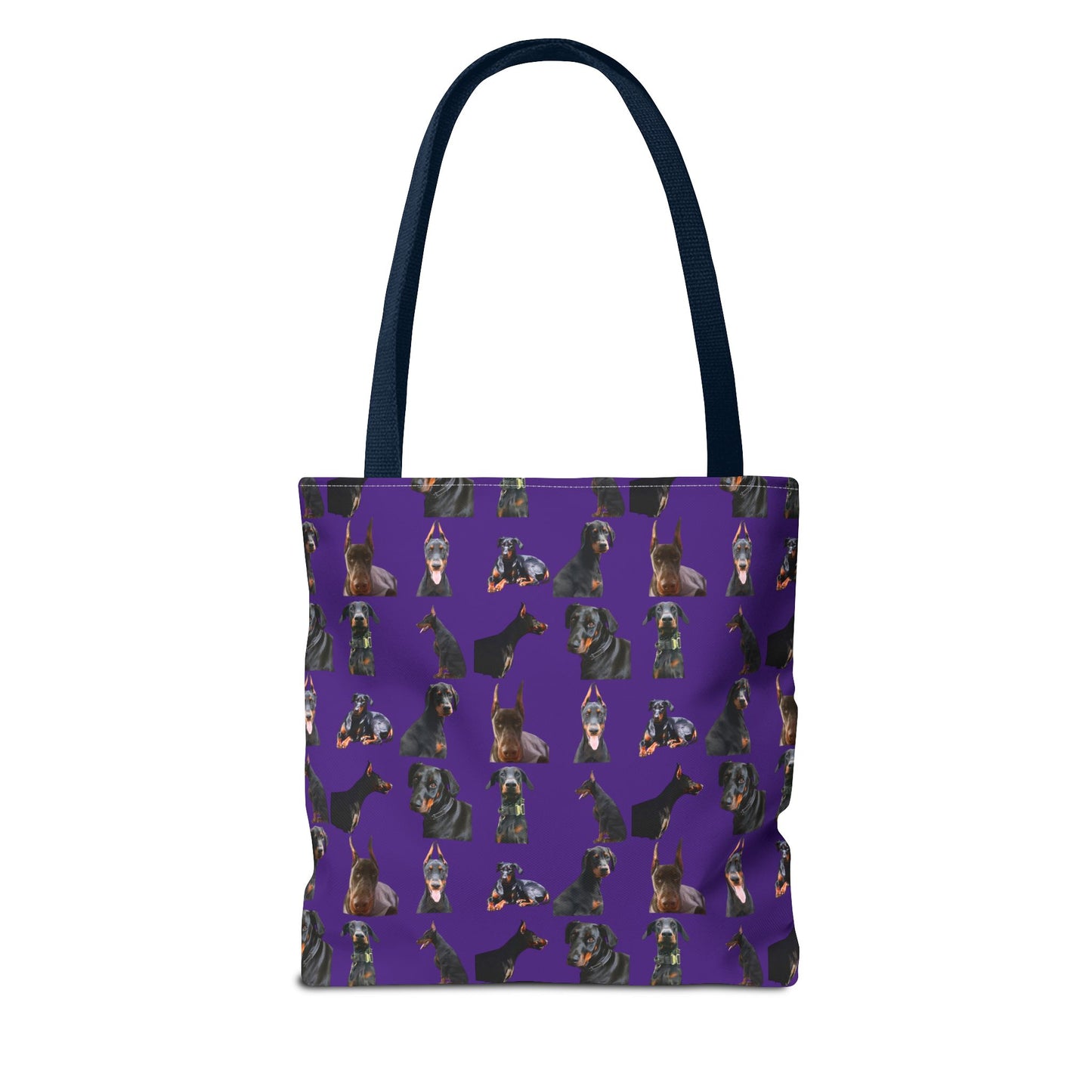 Edition 6 Doberman Model Pattern Purple Tote Bag