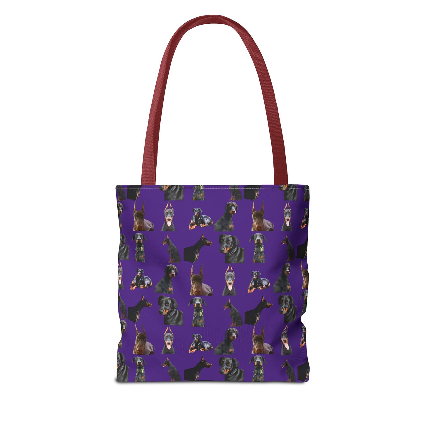 Edition 6 Doberman Model Pattern Purple Tote Bag
