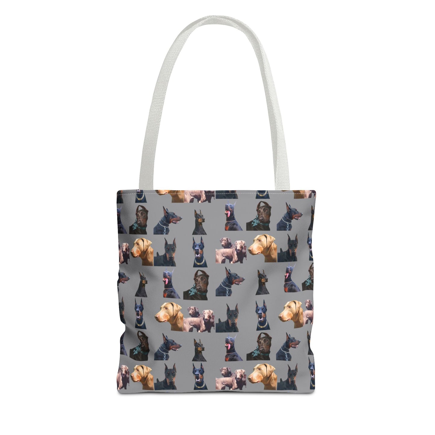 Edition 8 Doberman Model Pattern Gray Tote Bag