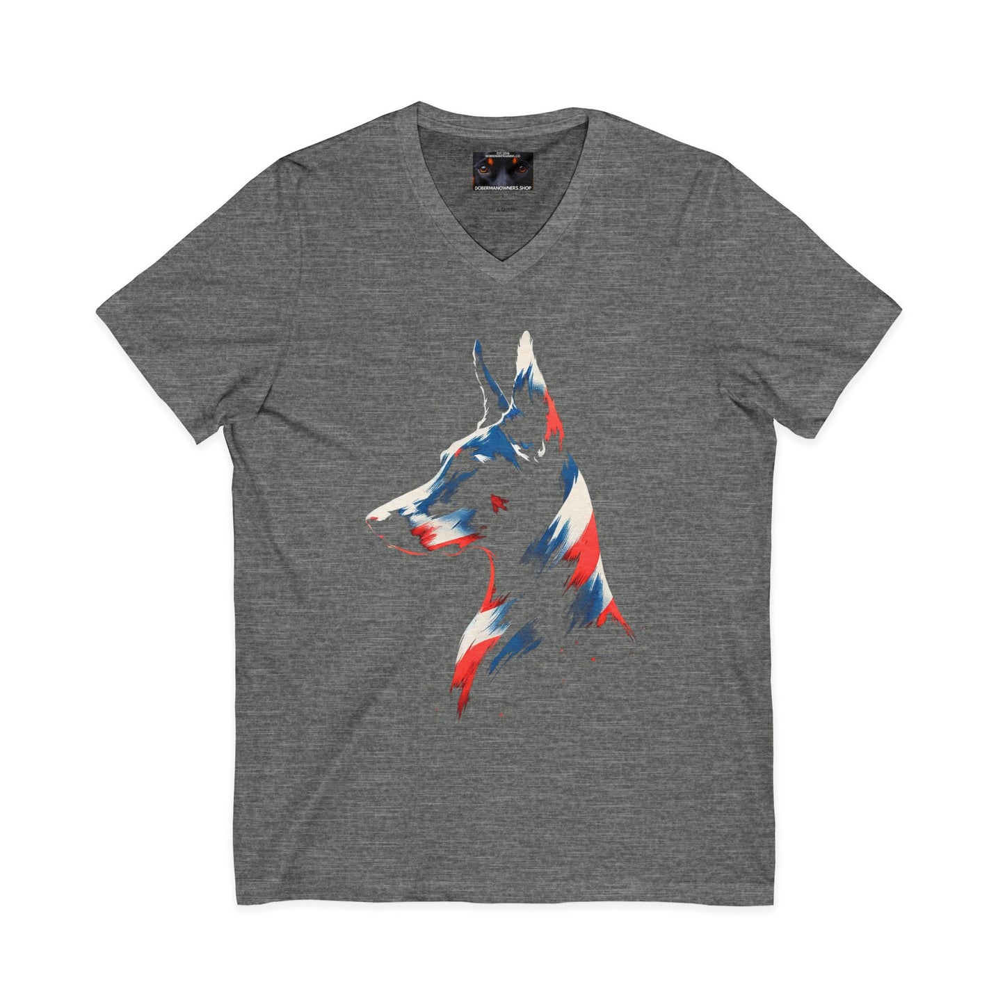 Service 1 Private Label Unisex Jersey Short Sleeve V-Neck Tee