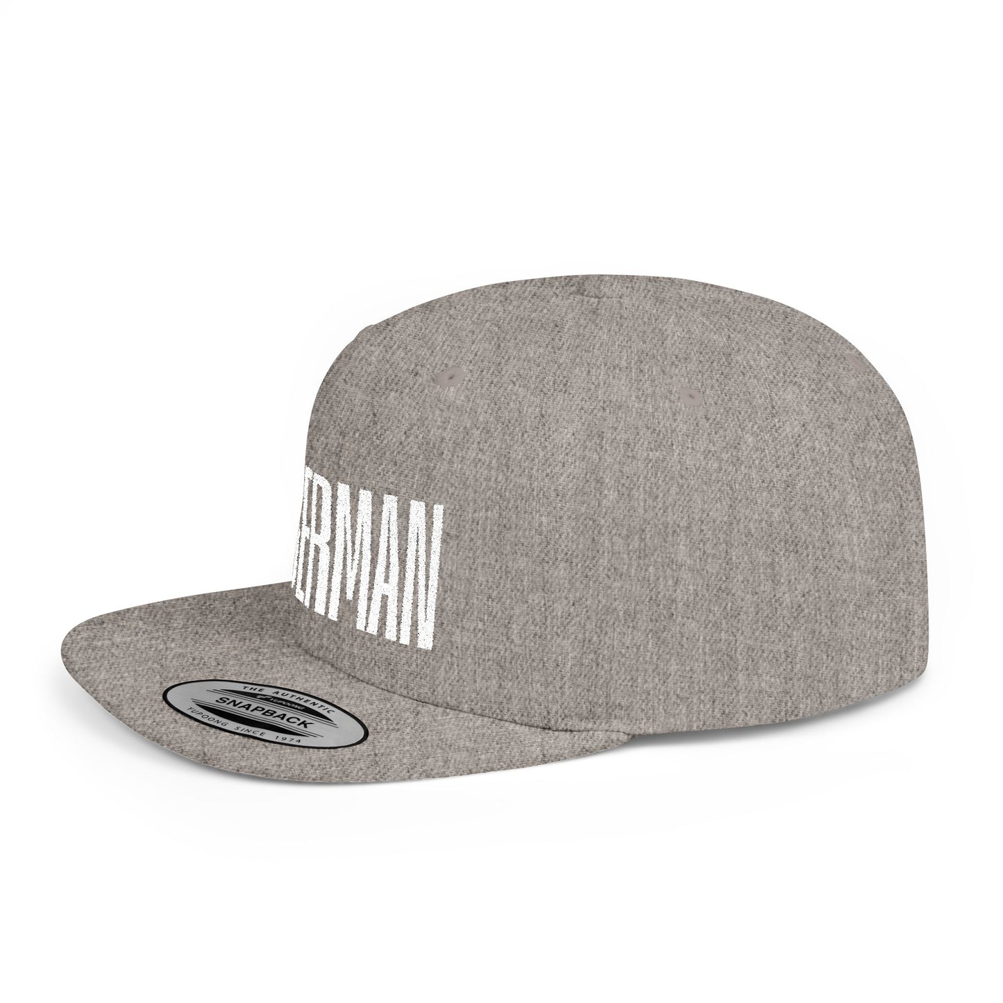 Doberman 2 Embroidered Flat Bill Snapback