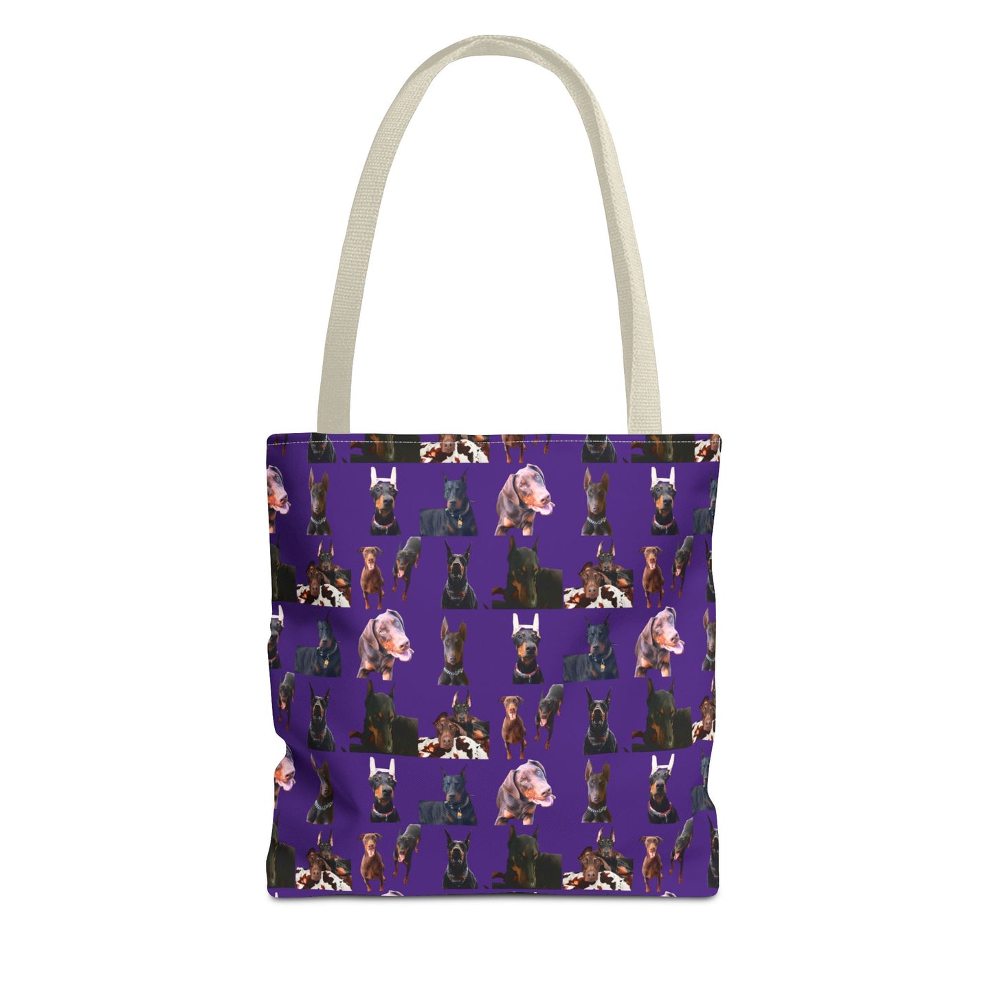 Edition 10 Doberman Model Pattern Purple Tote Bag