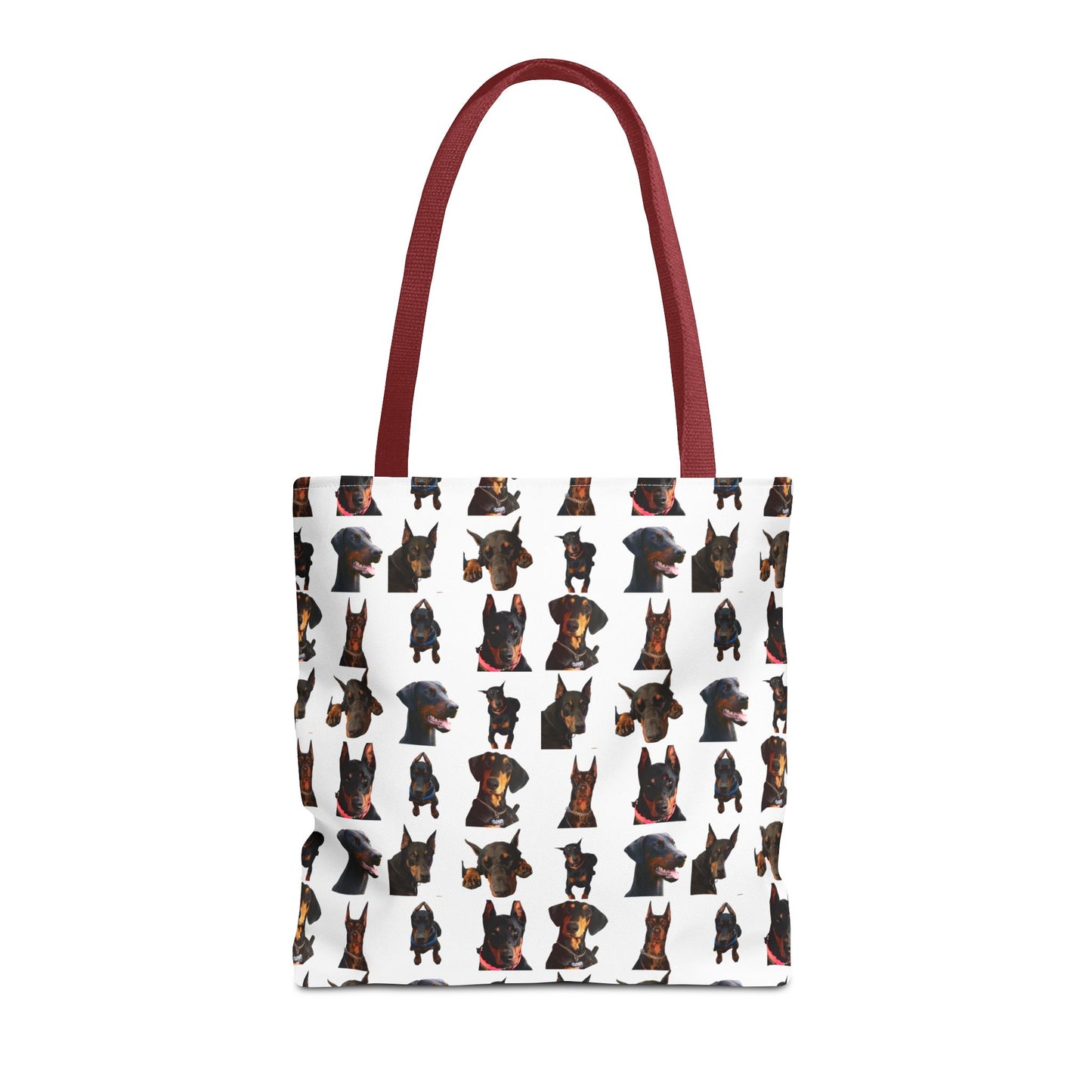Edition 2 Doberman Model Pattern White Tote Bag