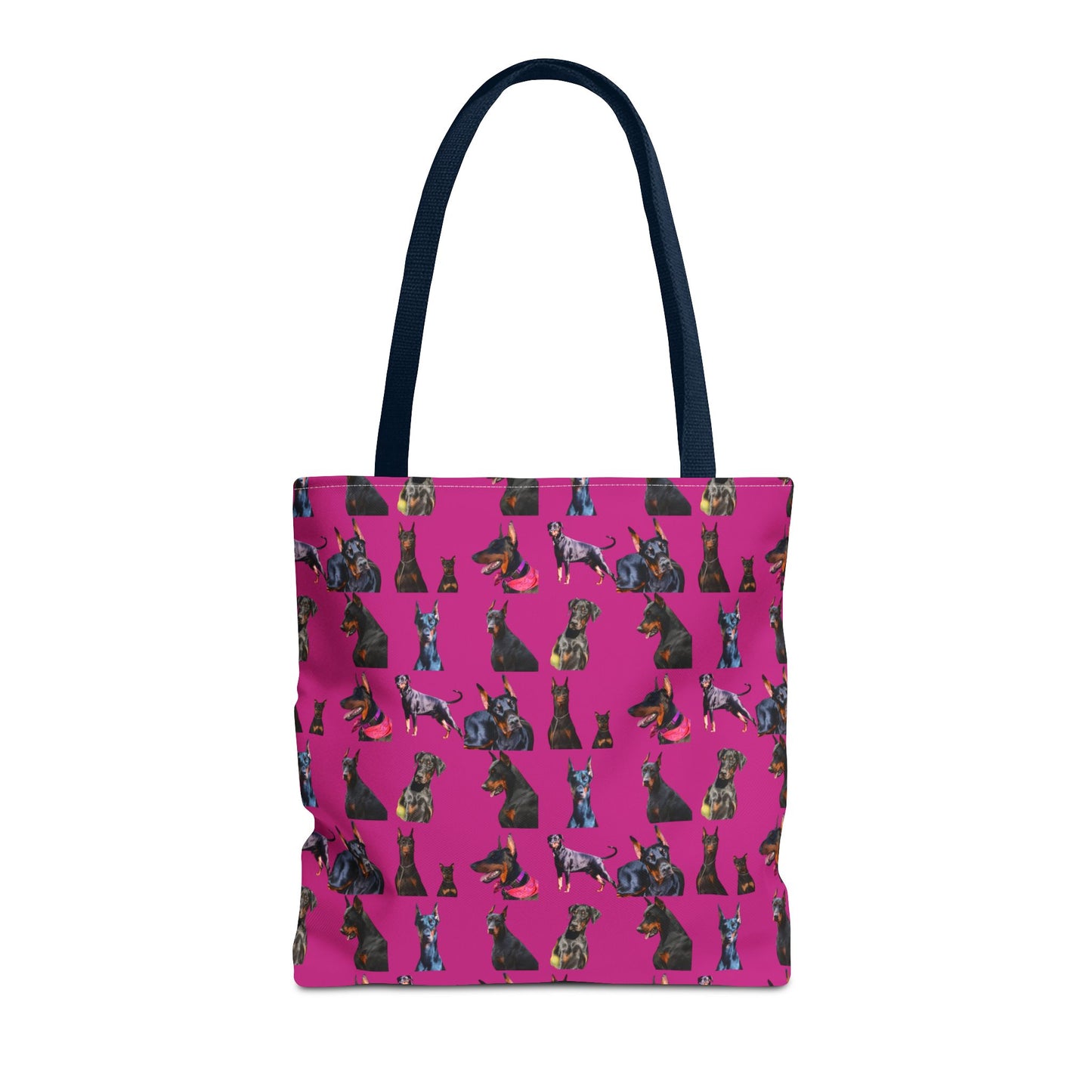Edition 7 Doberman Model Pattern Pink Tote Bag