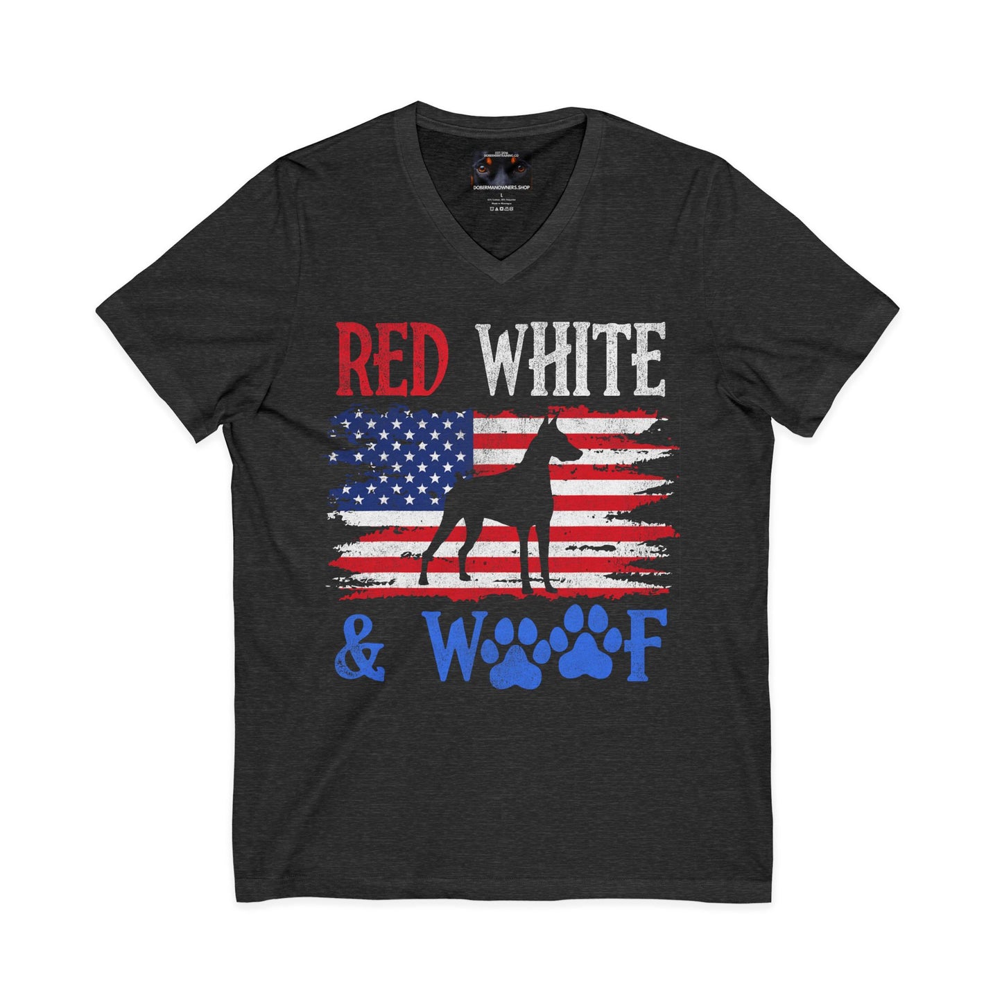 Patriot 5 Private Label Unisex Jersey Short Sleeve V-Neck Tee