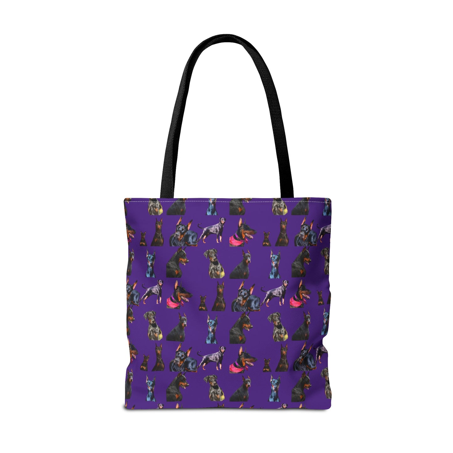 Edition 7 Doberman Model Pattern Purple Tote Bag