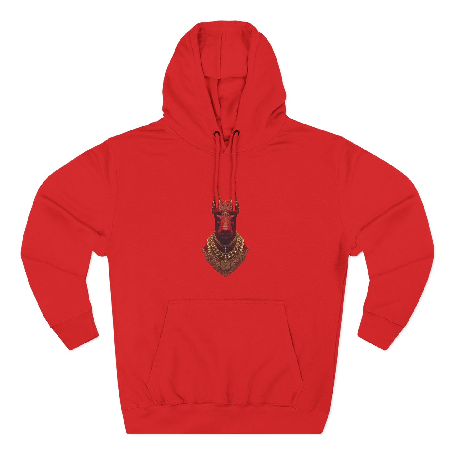 Doberman Goat 3 Fleece Hoodie