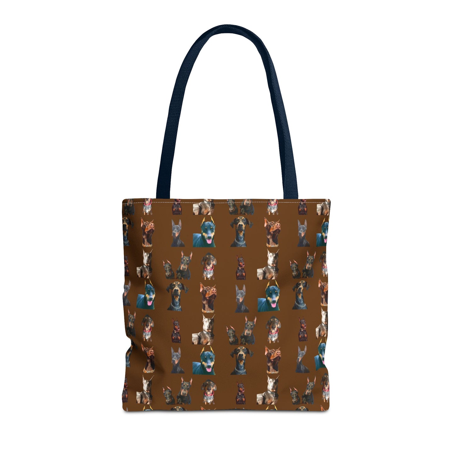 Edition 4 Doberman Model Pattern Brown Tote Bag