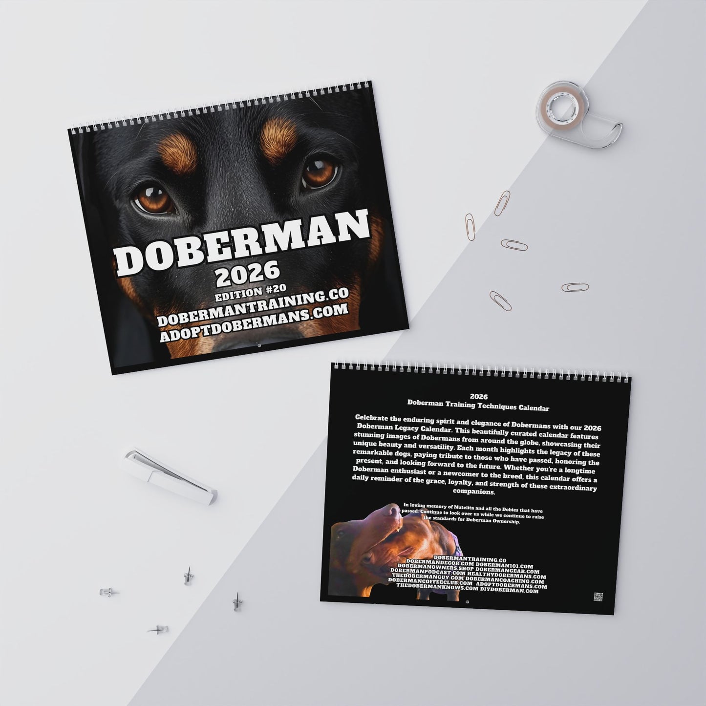 Edition 20 2026 Doberman Calendars