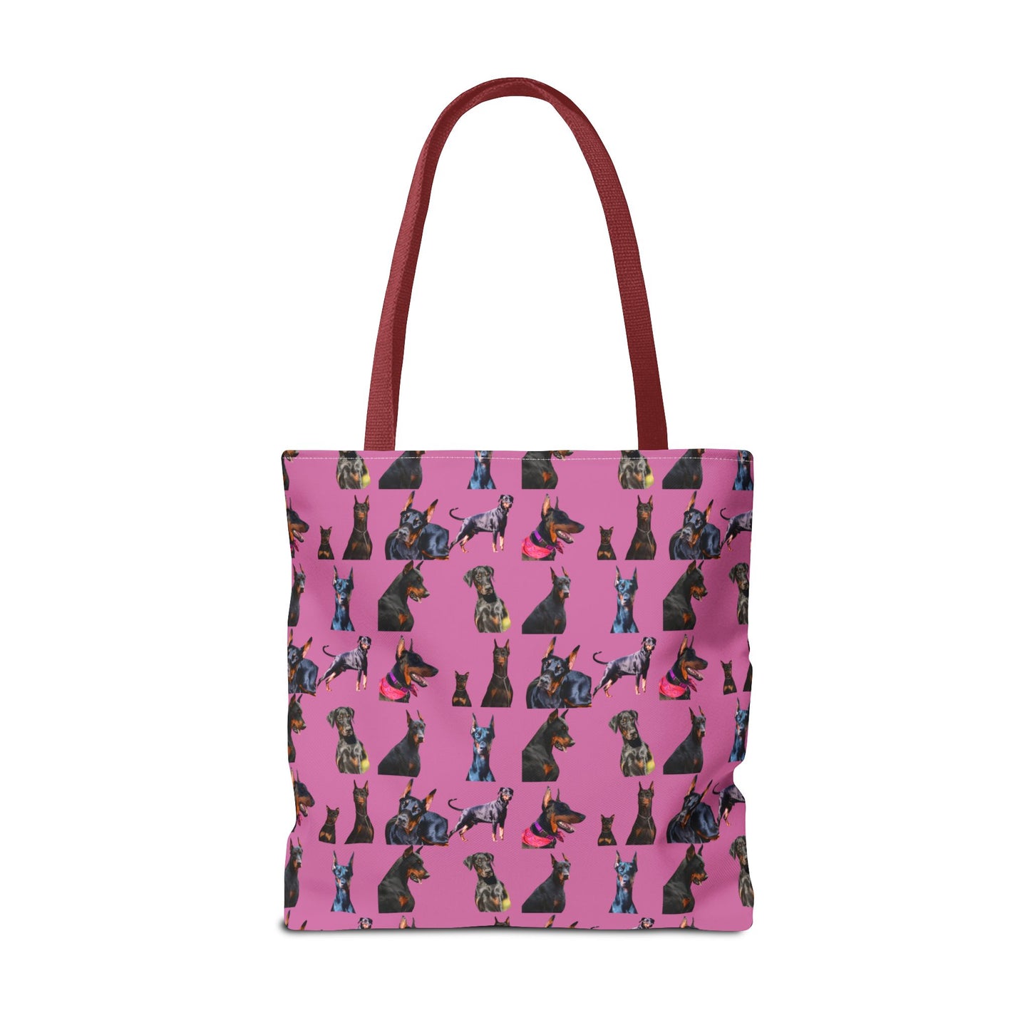Edition 7 Doberman Model Pattern Light Pink Tote Bag