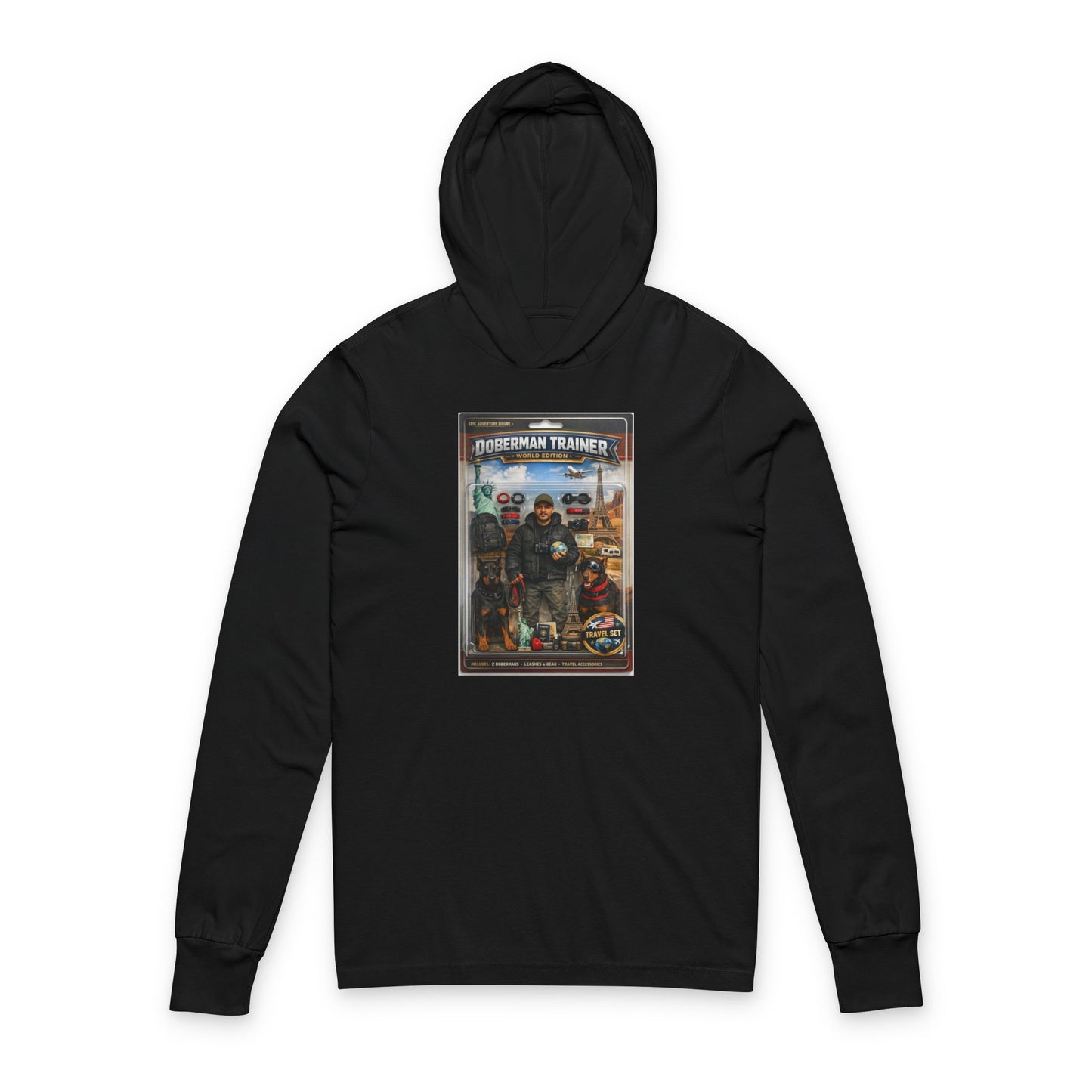 Custom Hooded Long Sleeve Tee