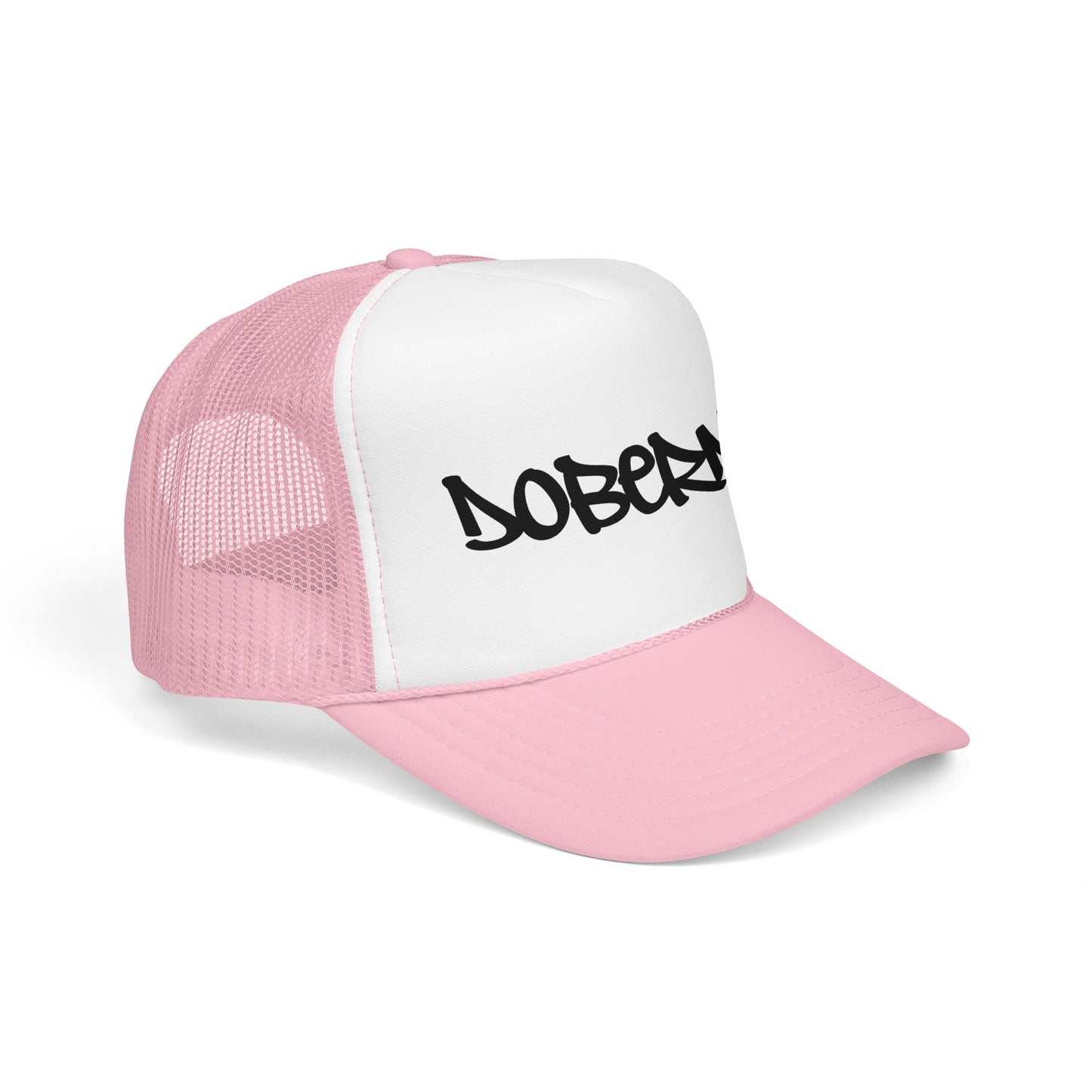 Doberman Graffiti Foam Trucker Hat Made in USA