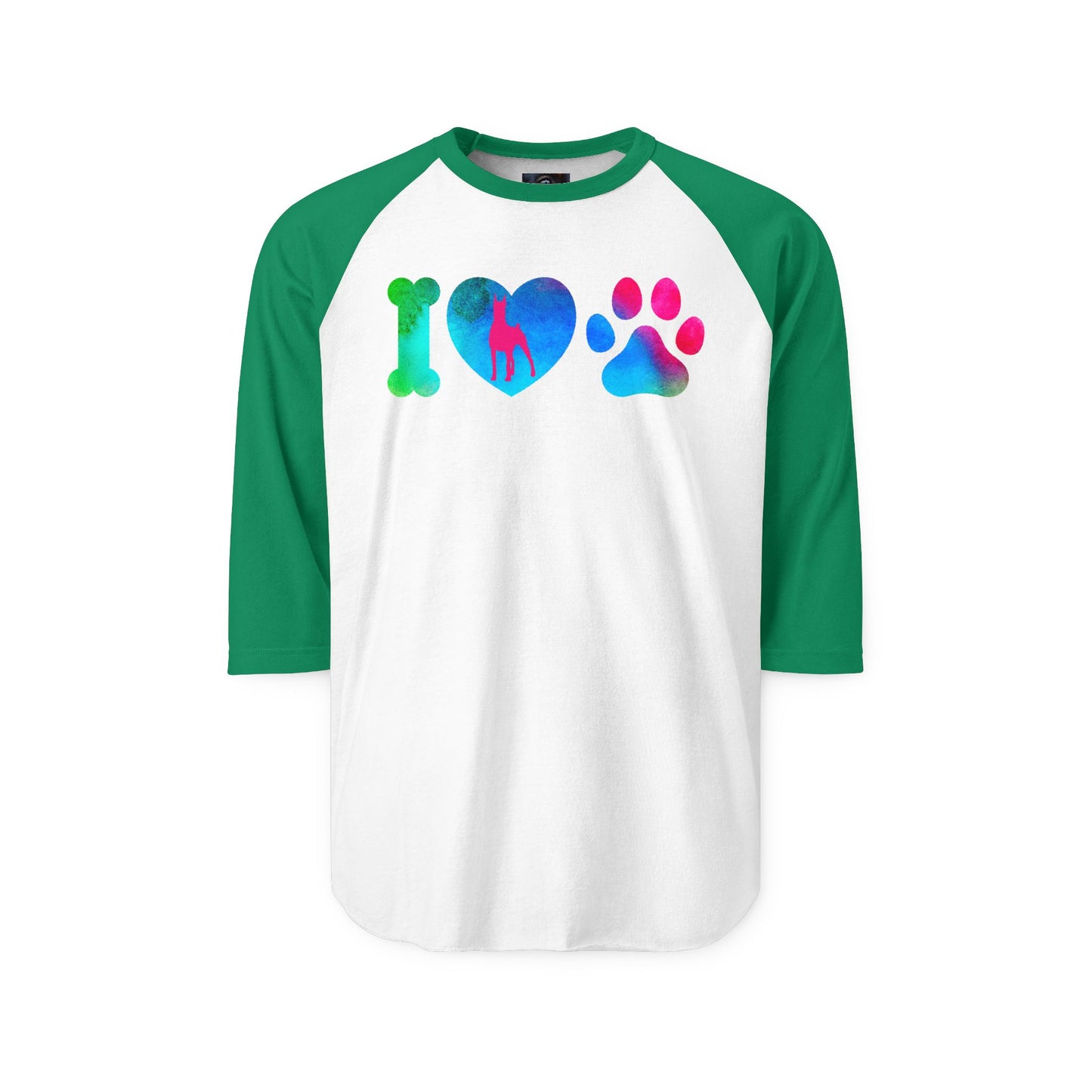 Love 1.1 Unisex Three-Quarter Sleeve Raglan Shirt