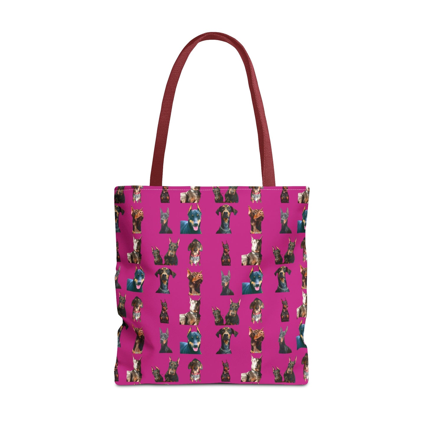 Edition 4 Doberman Model Pattern Pink Tote Bag