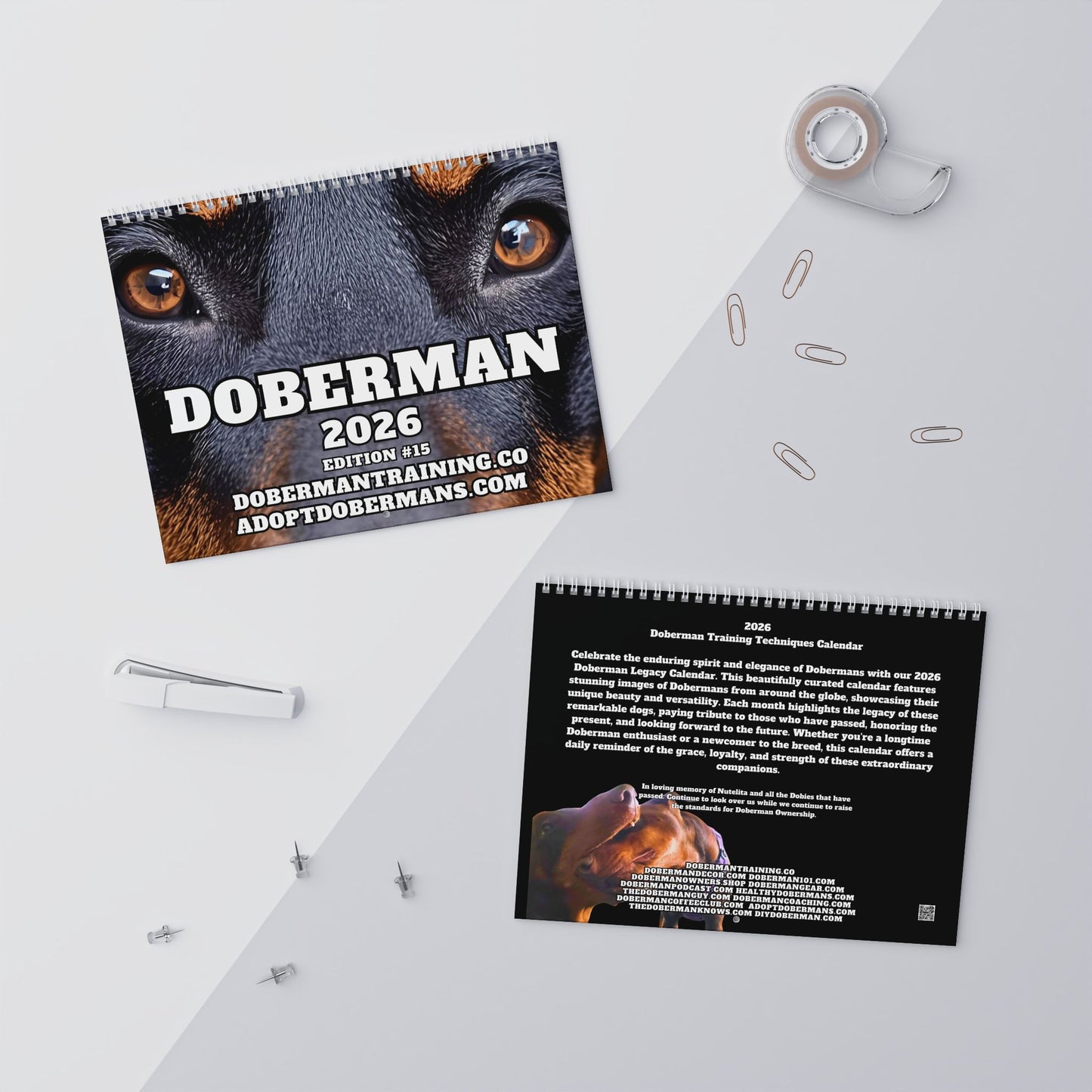 Edition 15 2026 Doberman Calendars
