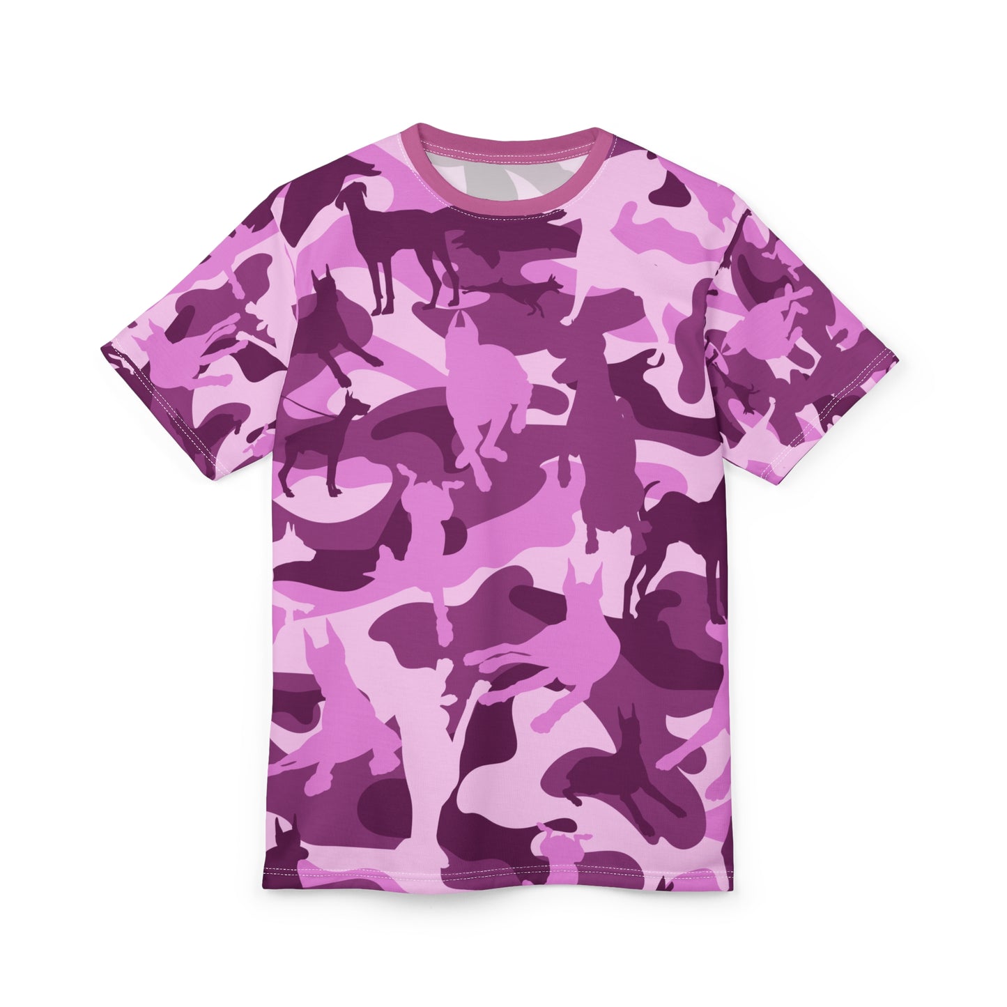 Doberman Camo 4 Unisex Cut & Sew Tee (AOP)