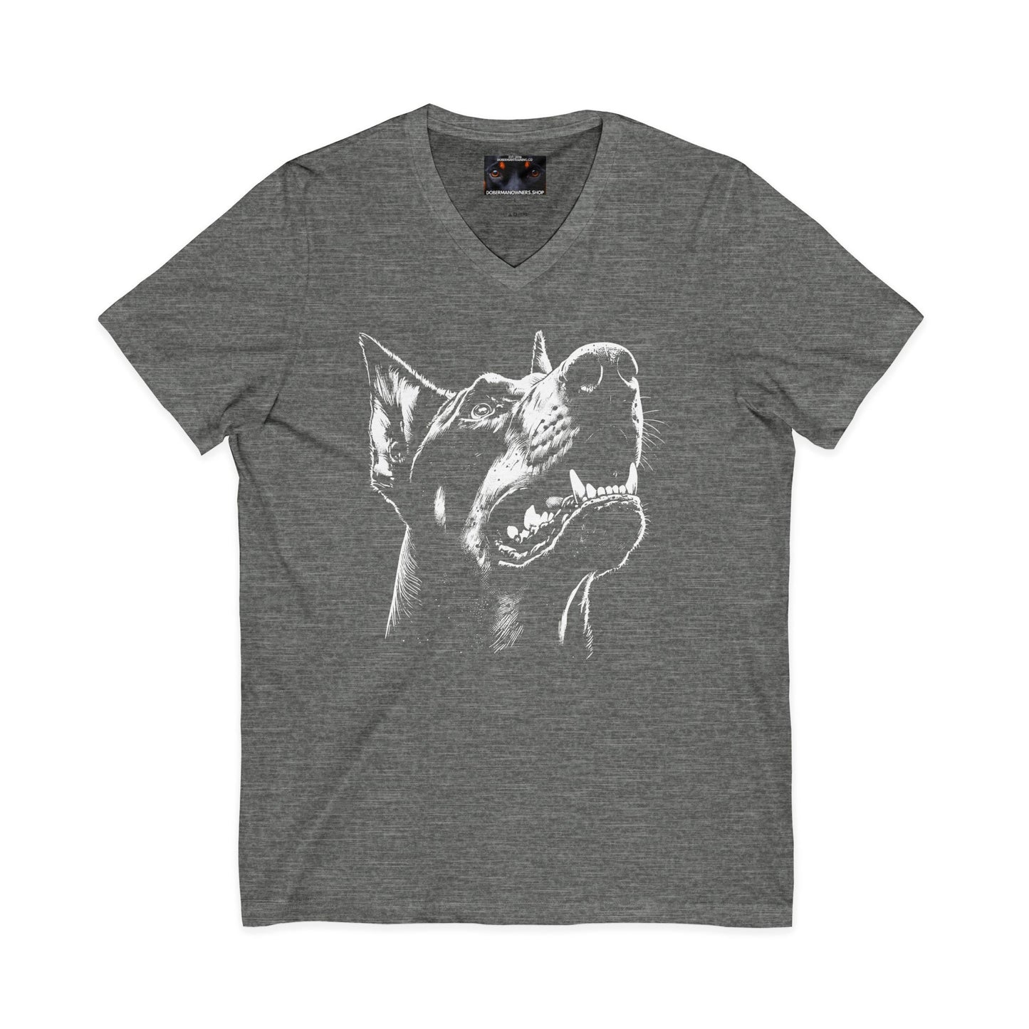 Protect 3 Private Label Unisex Jersey Short Sleeve V-Neck Tee