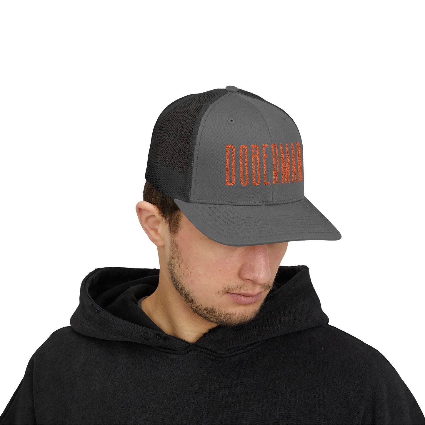 Doberman T5 Silhouette Snapback Trucker Cap