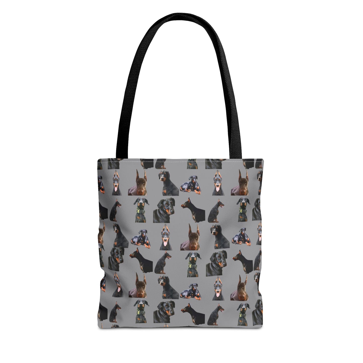 Edition 6 Doberman Model Pattern Gray Tote Bag