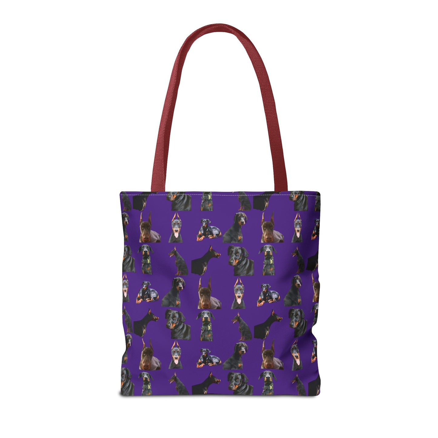 Edition 6 Doberman Model Pattern Purple Tote Bag