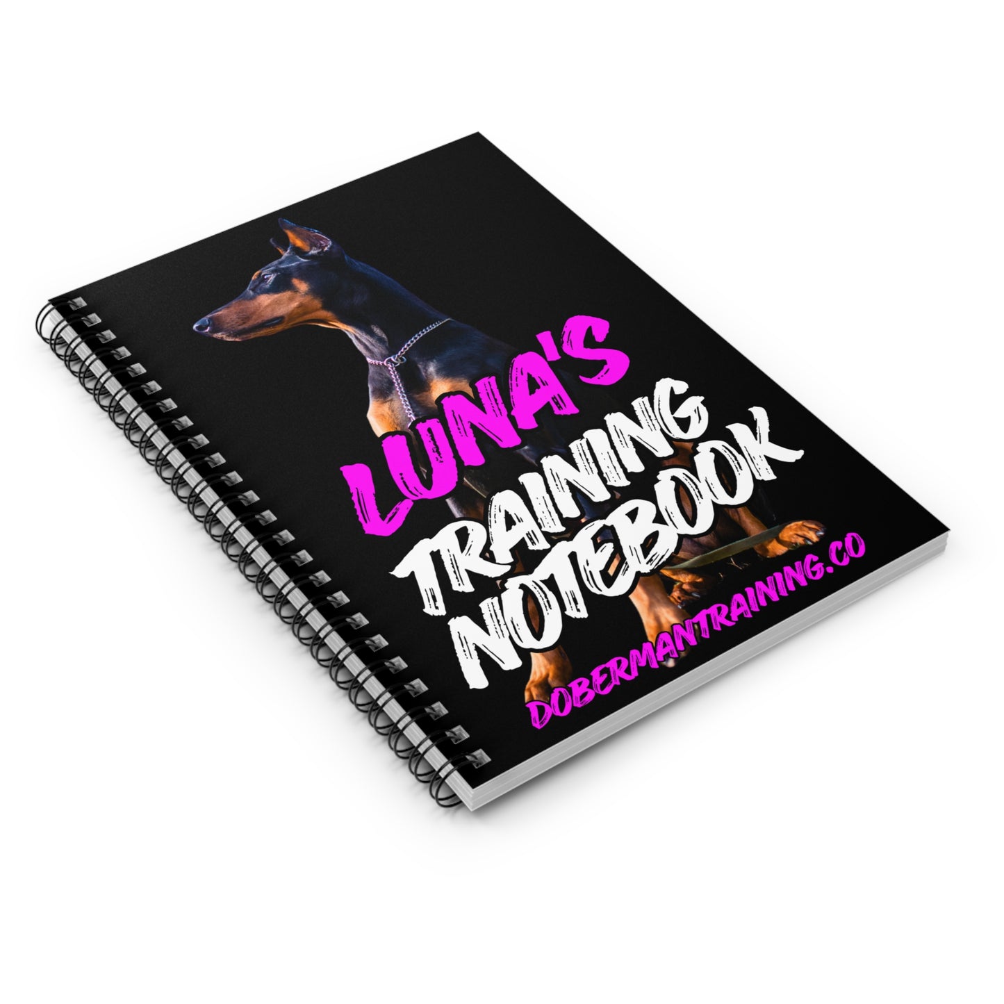 Training Notebook — Personalized Doberman Journal Training Notebook